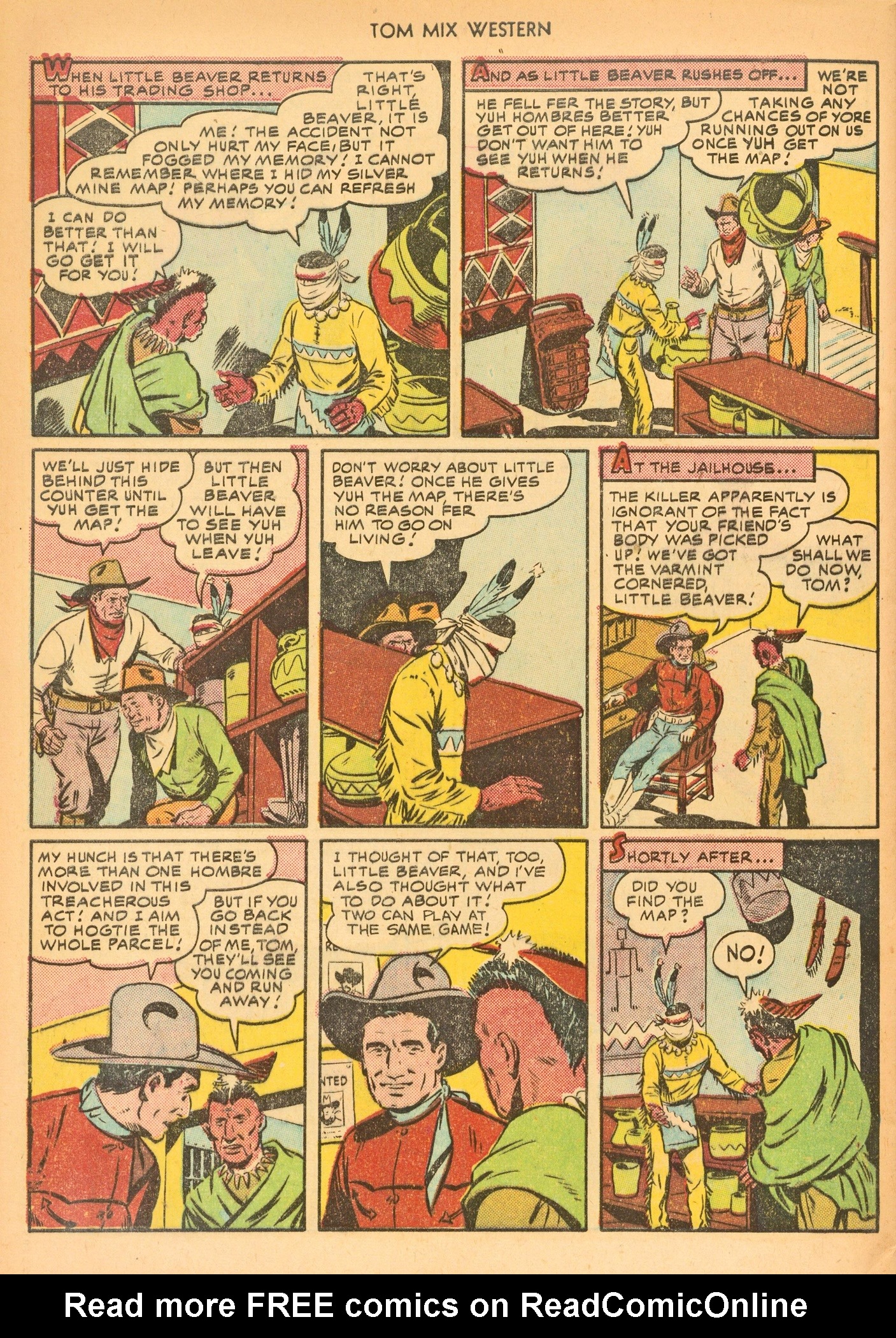 Read online Tom Mix Western (1948) comic -  Issue #43 - 32
