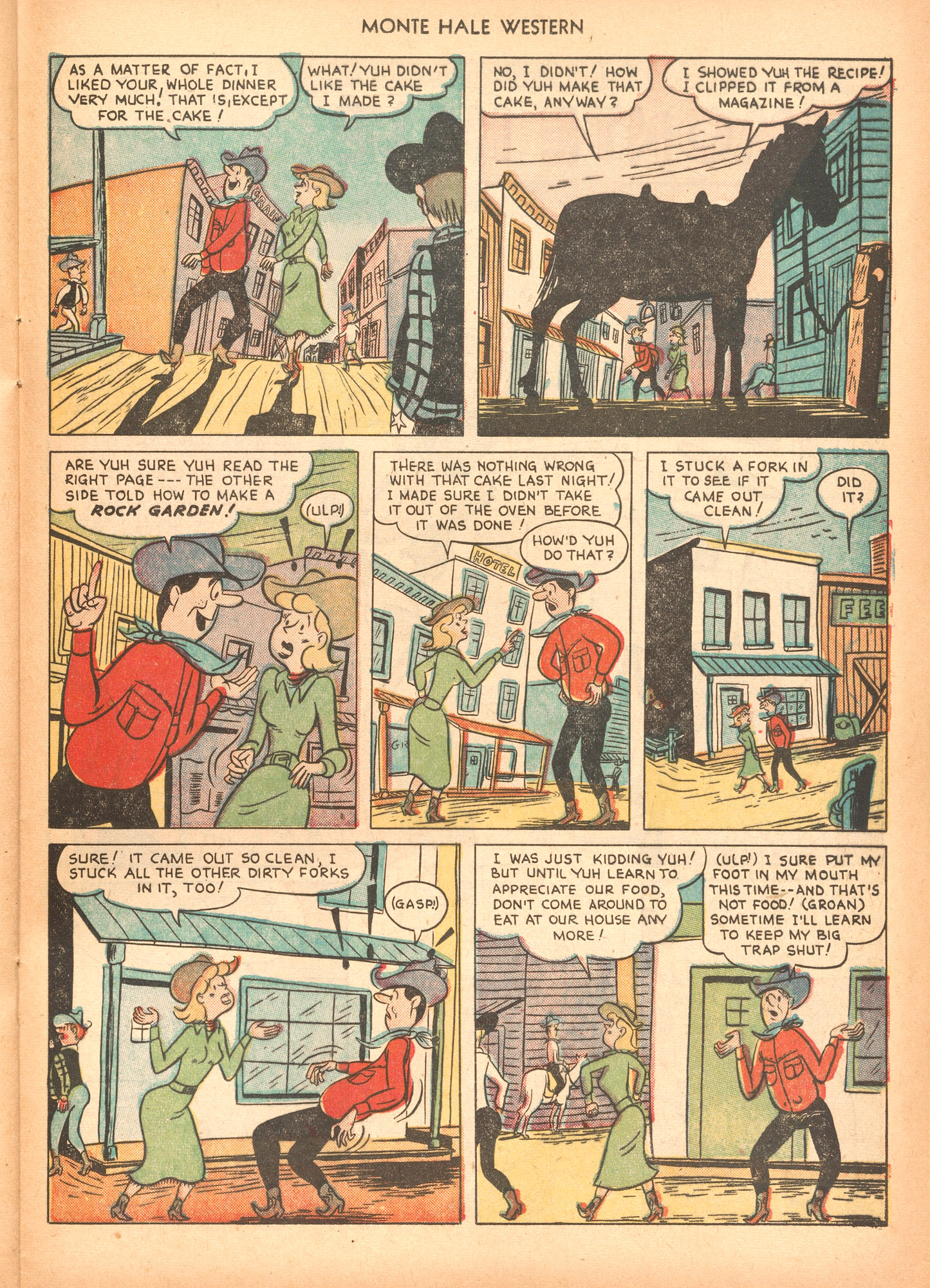 Read online Monte Hale Western comic -  Issue #64 - 25