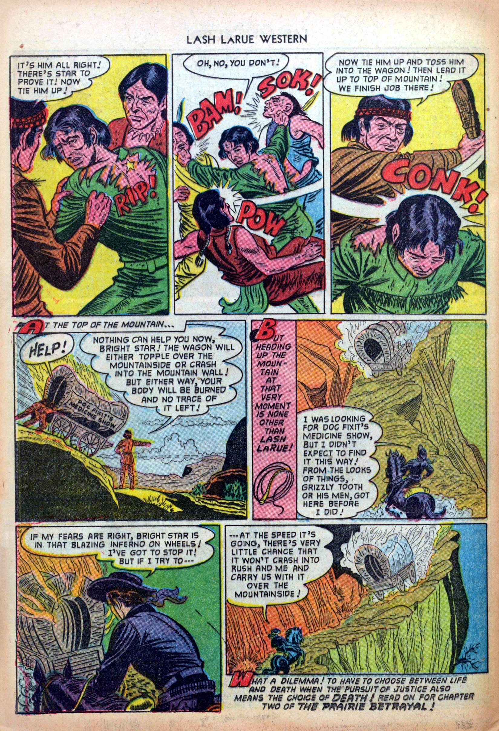 Read online Lash Larue Western (1949) comic -  Issue #33 - 24