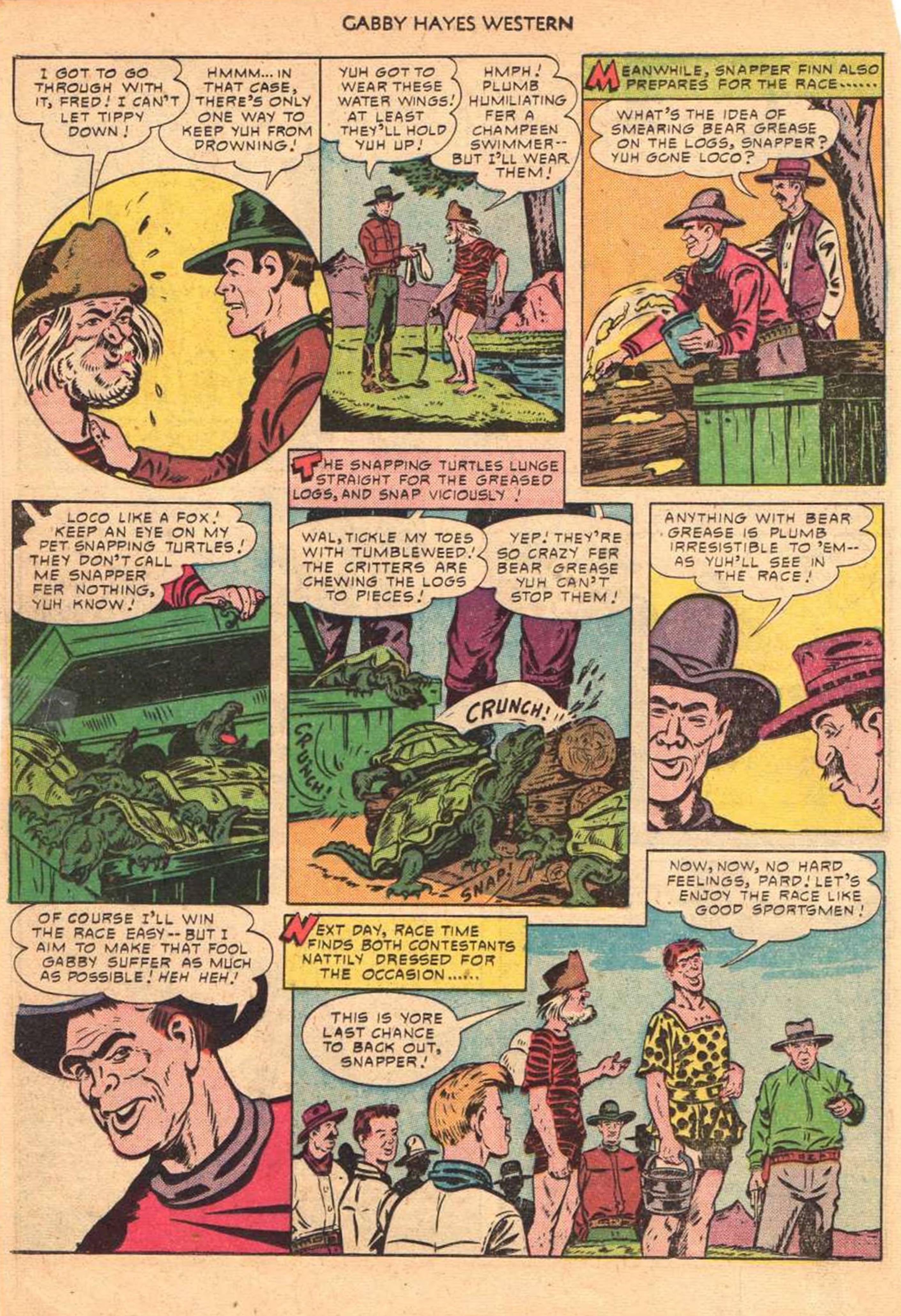 Read online Gabby Hayes Western comic -  Issue #24 - 24