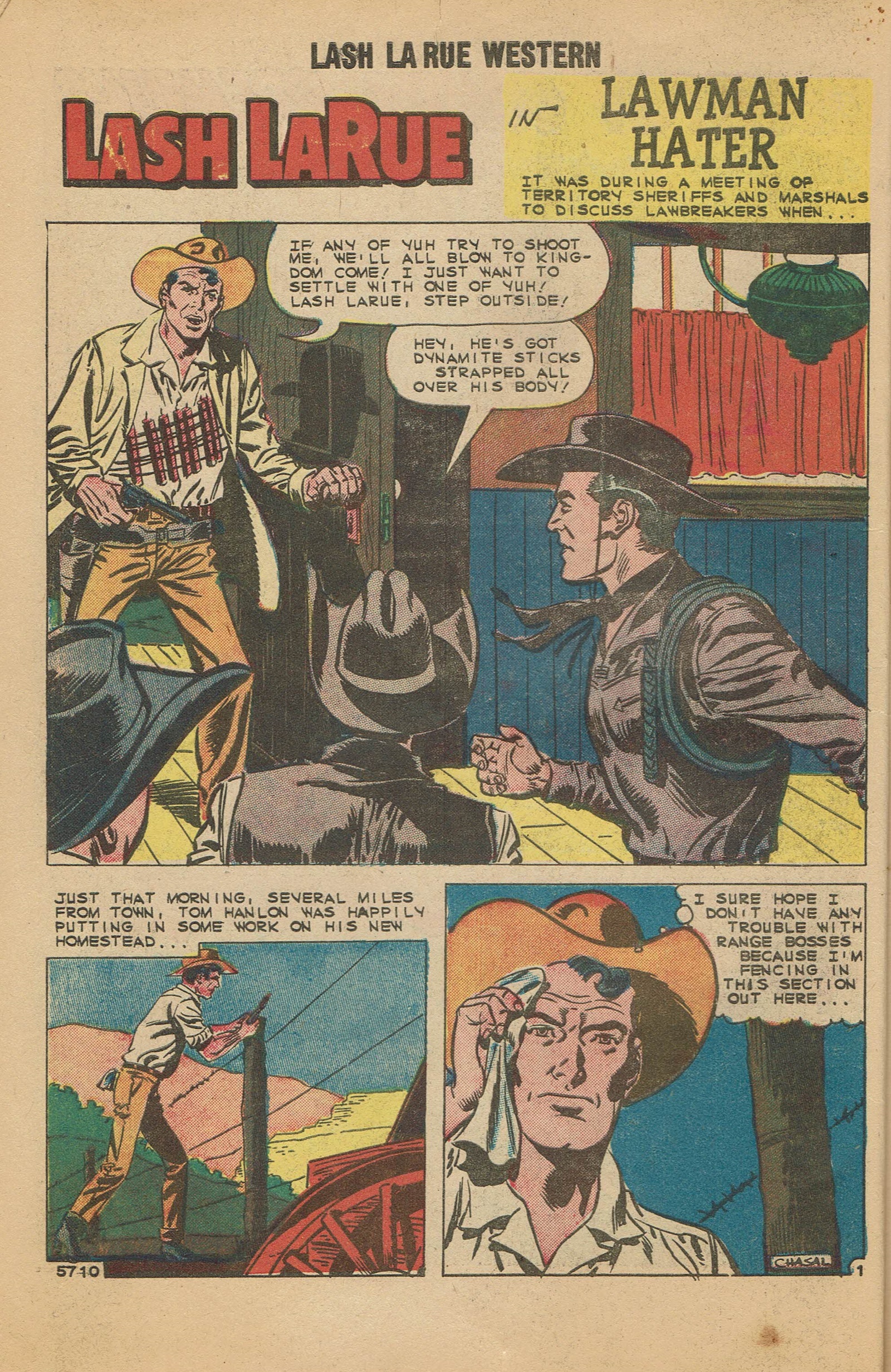Read online Lash Larue Western (1949) comic -  Issue #79 - 10