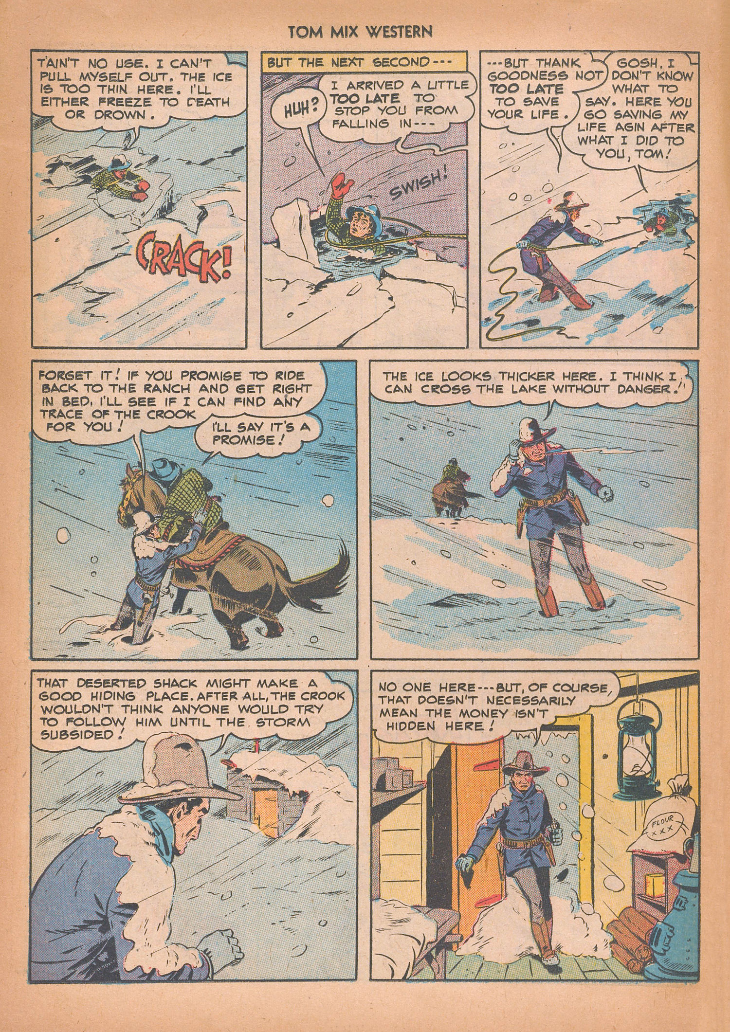 Read online Tom Mix Western (1948) comic -  Issue #14 - 30