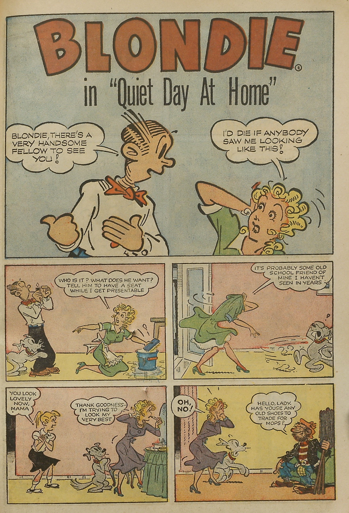 Read online Blondie Comics (1960) comic -  Issue #159 - 53