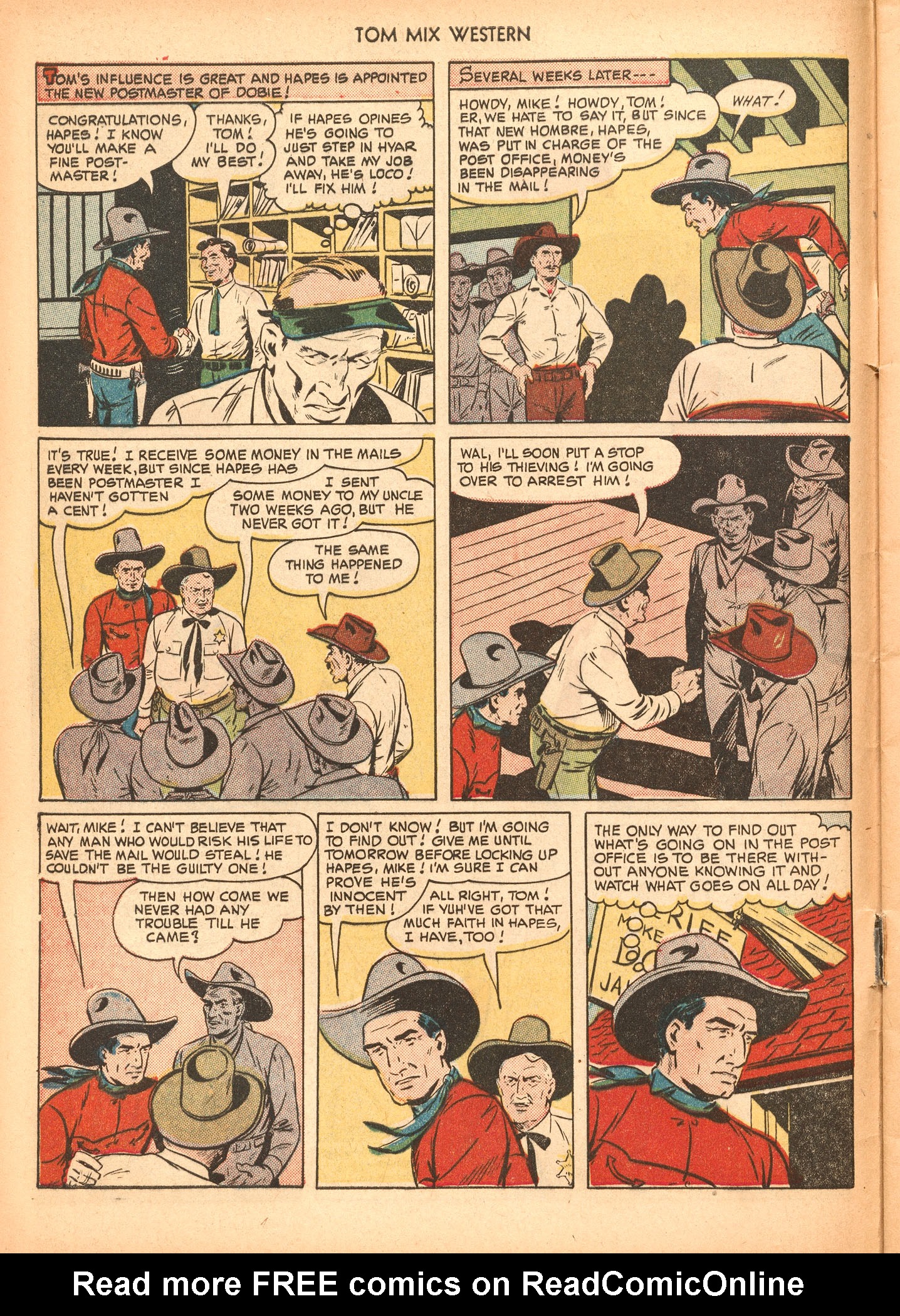 Read online Tom Mix Western (1948) comic -  Issue #40 - 8