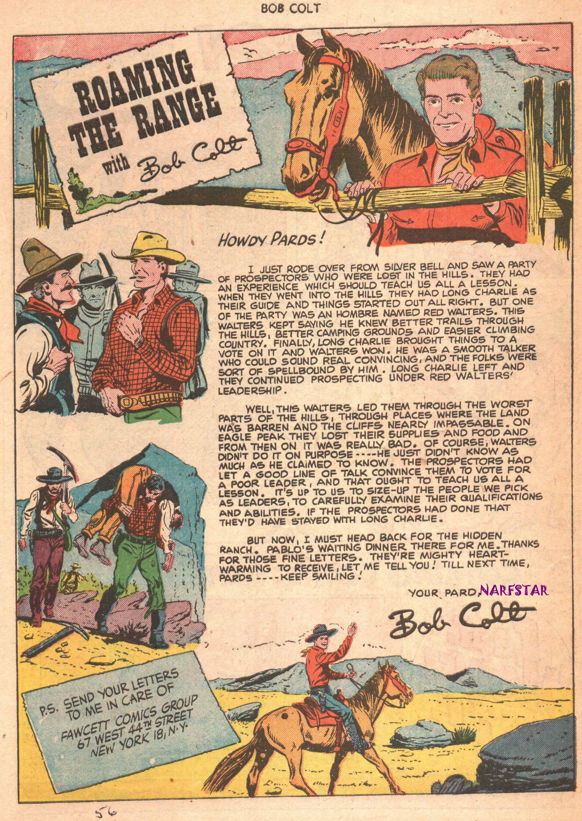 Read online Bob Colt Western comic -  Issue #6 - 23