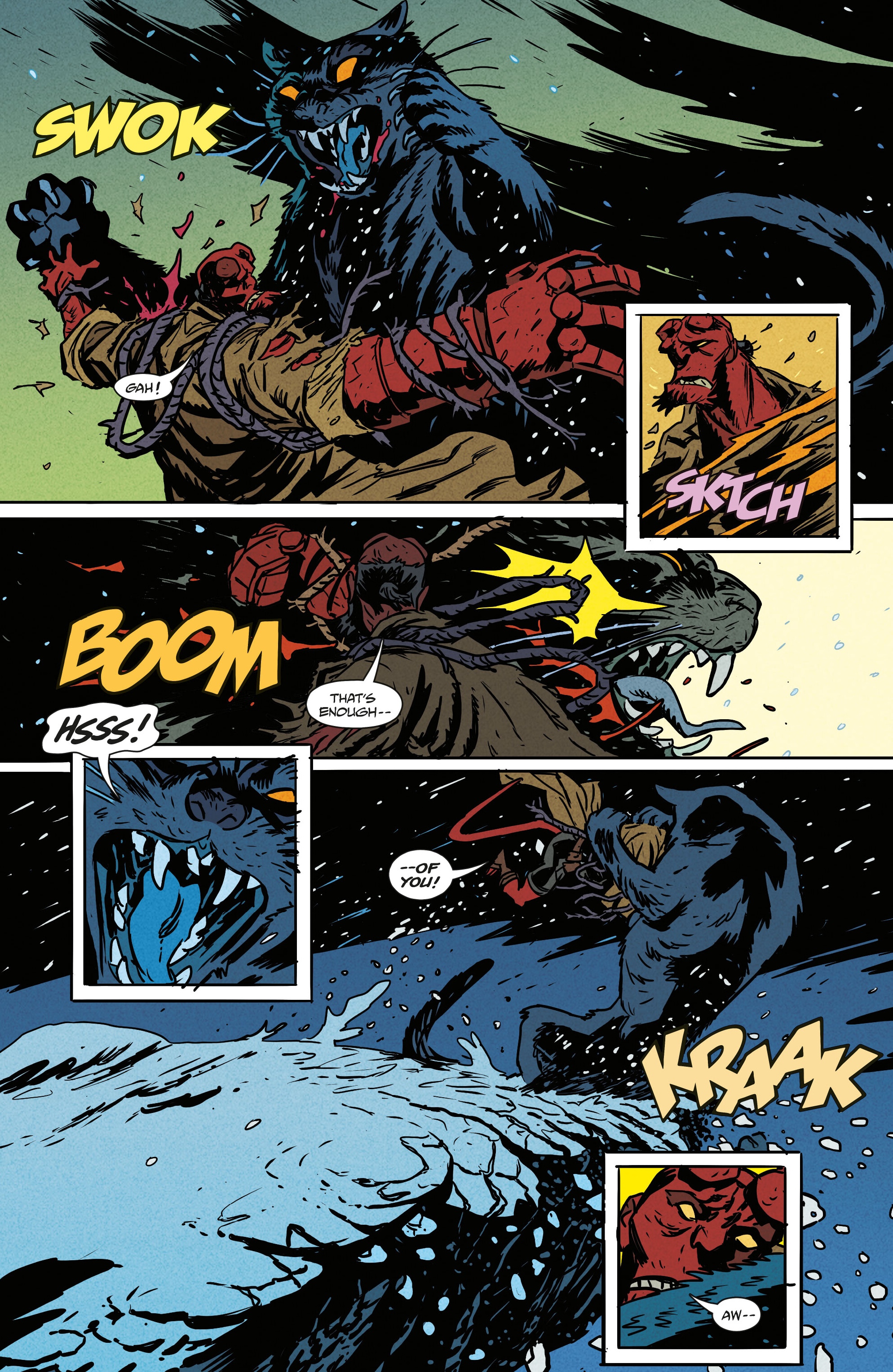 Read online Hellboy Winter Special: The Yule Cat comic -  Issue # Full - 18