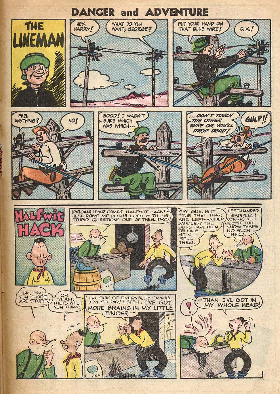 Read online Danger and Adventure comic -  Issue #25 - 33