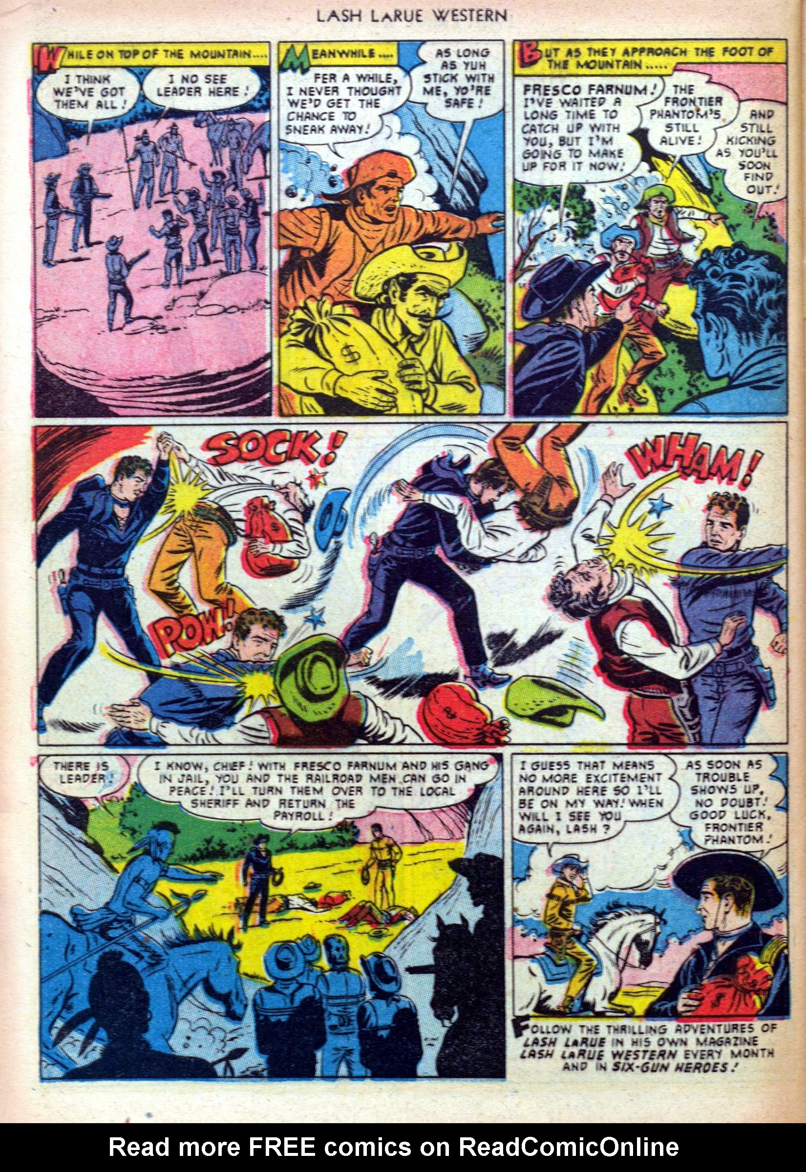 Read online Lash Larue Western (1949) comic -  Issue #19 - 32