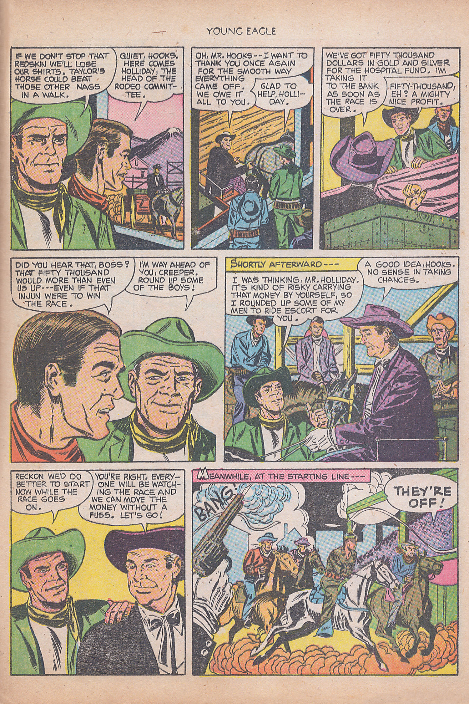 Read online Young Eagle comic -  Issue #8 - 31