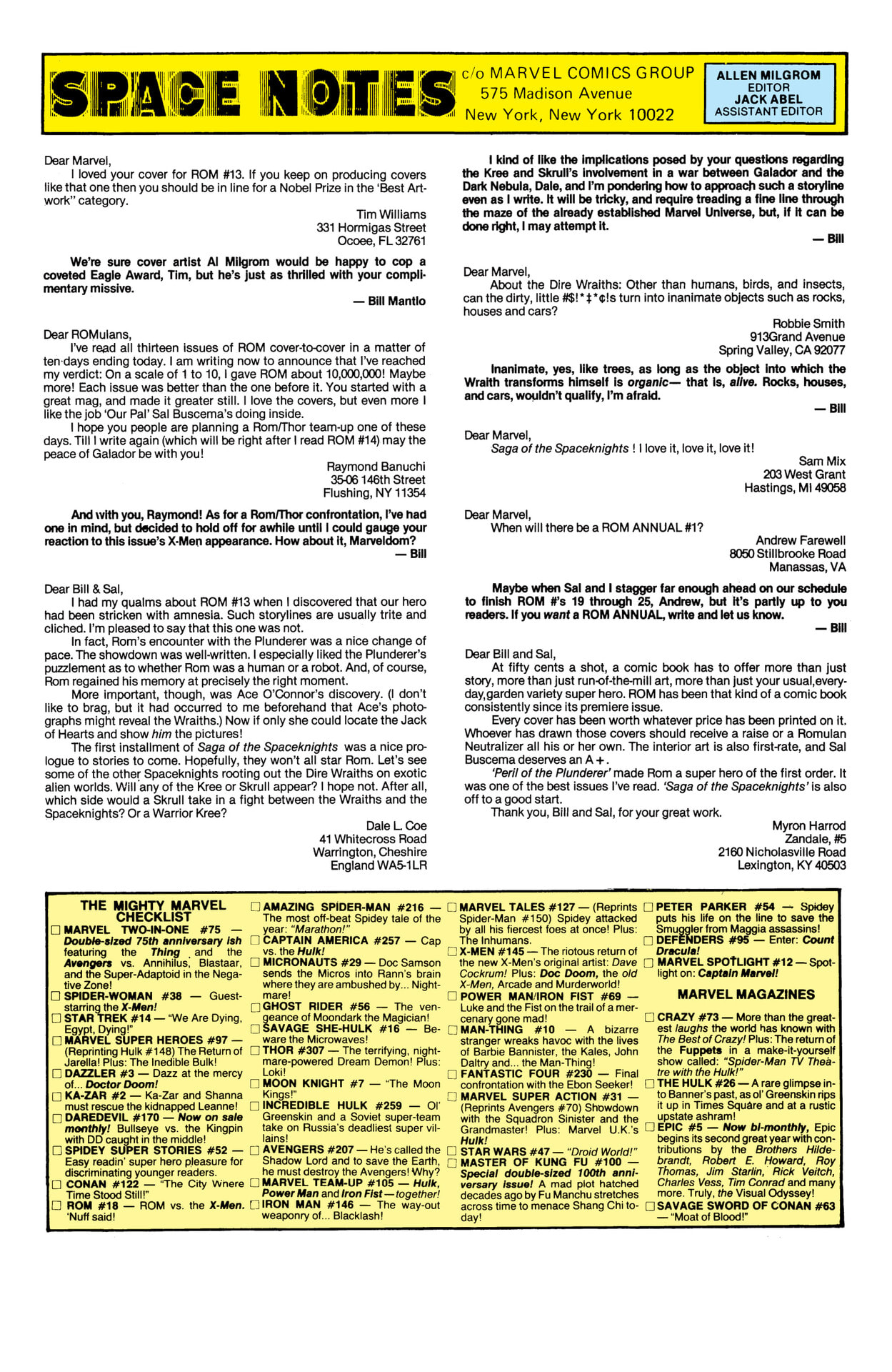 Read online Rom: The Original Marvel Years Omnibus comic -  Issue # TPB (Part 4) - 90