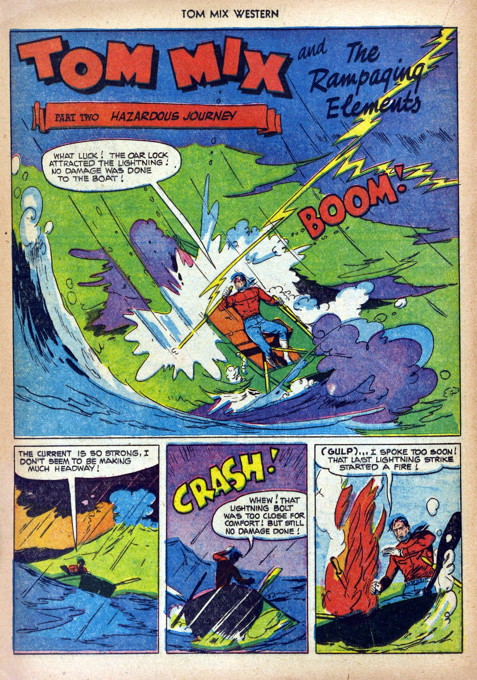 Read online Tom Mix Western (1948) comic -  Issue #48 - 16