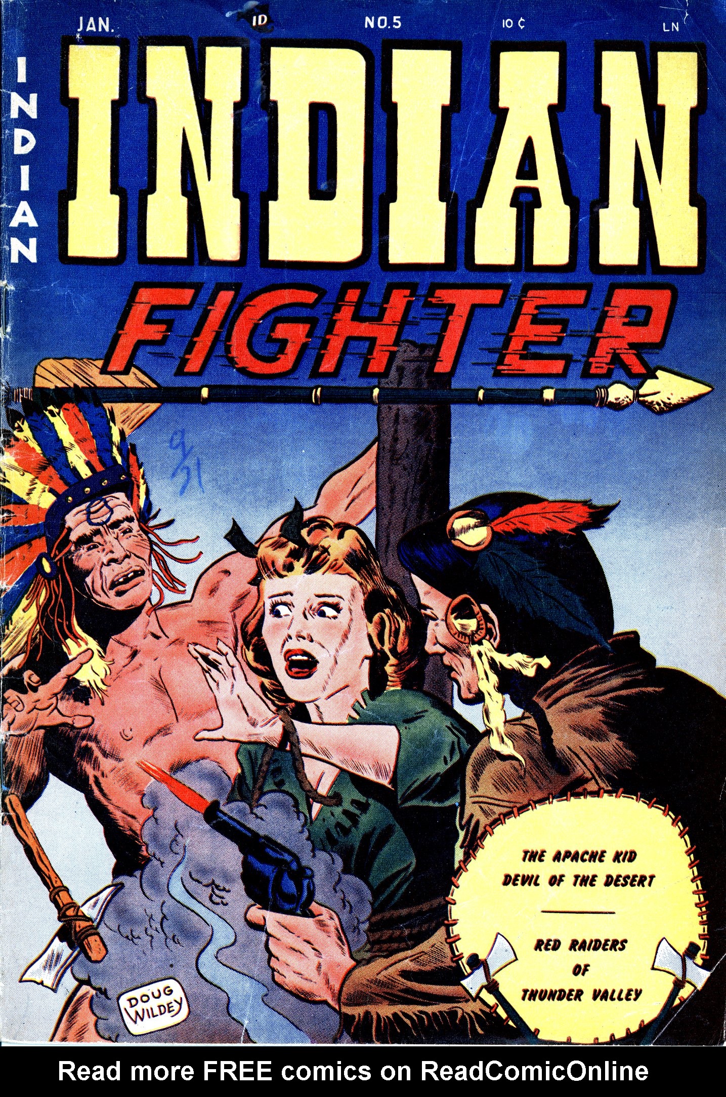 Read online Indian Fighter comic -  Issue #5 - 1