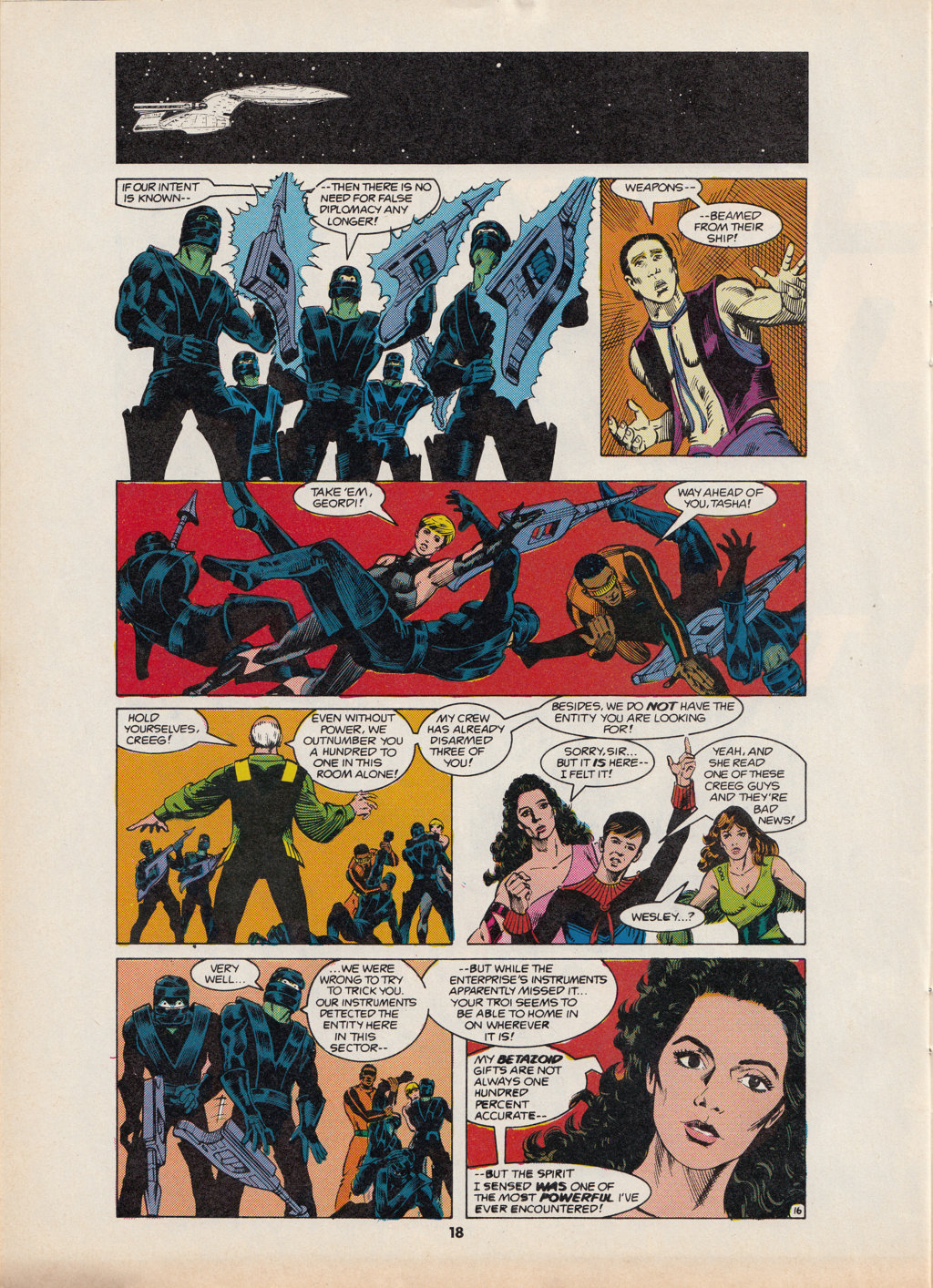 Read online Star Trek The Next Generation (1990) comic -  Issue #3 - 18
