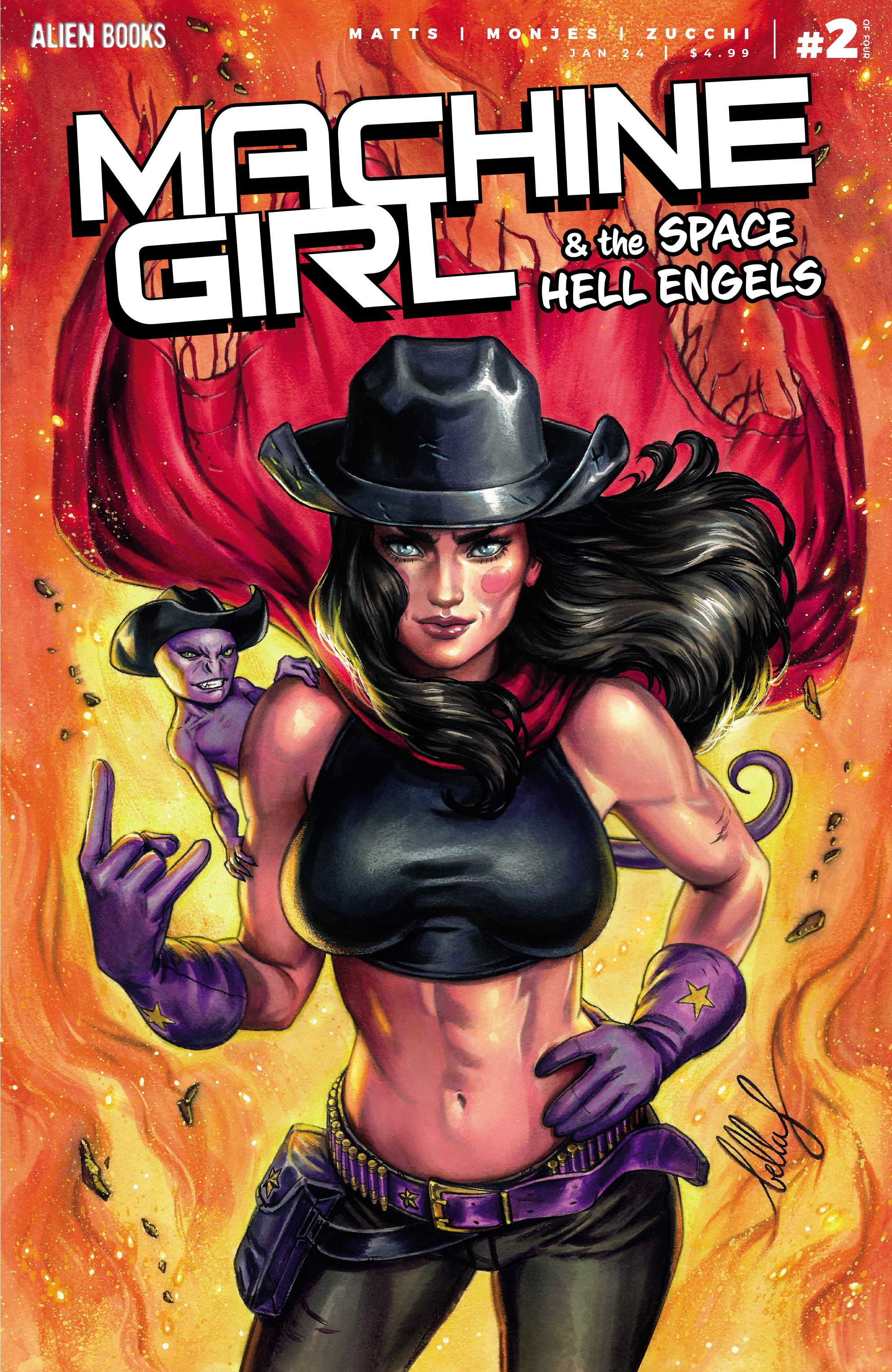 Read online Machine Girl & the Space Hell Engels comic -  Issue #2 - 1