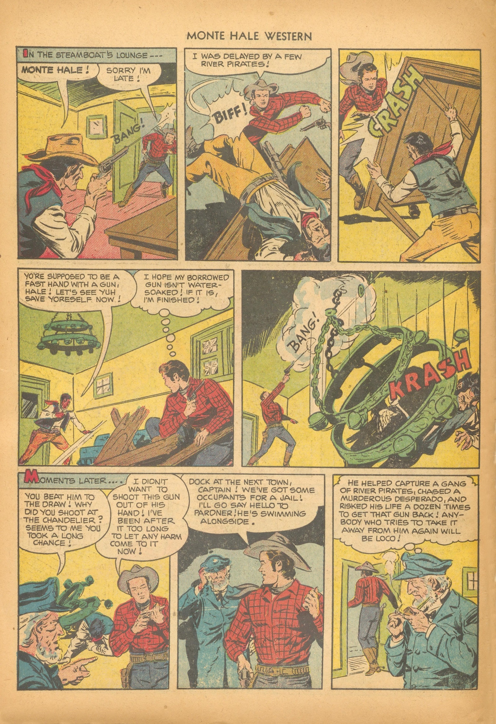 Read online Monte Hale Western comic -  Issue #75 - 34