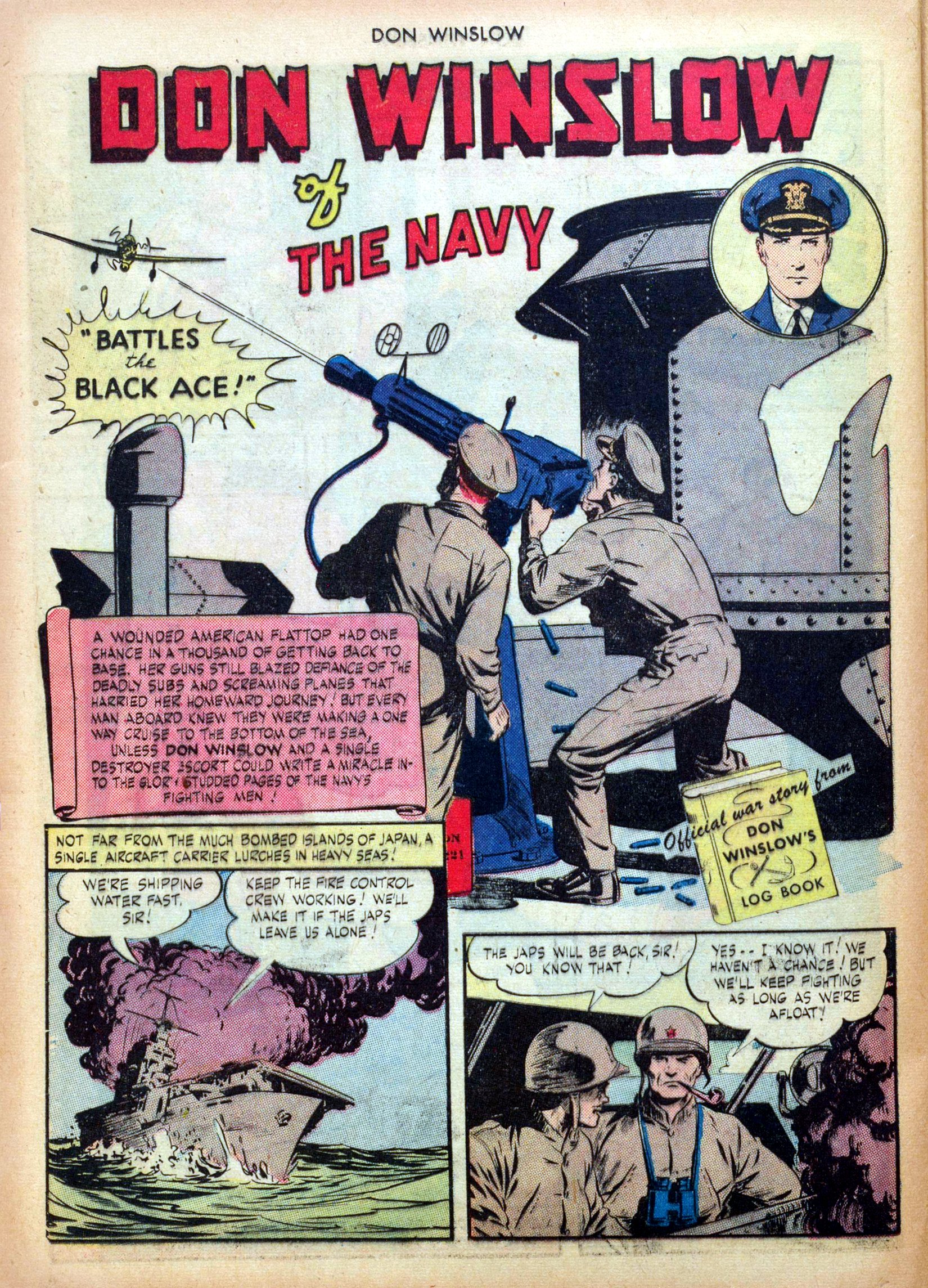 Read online Don Winslow of the Navy comic -  Issue #34 - 34