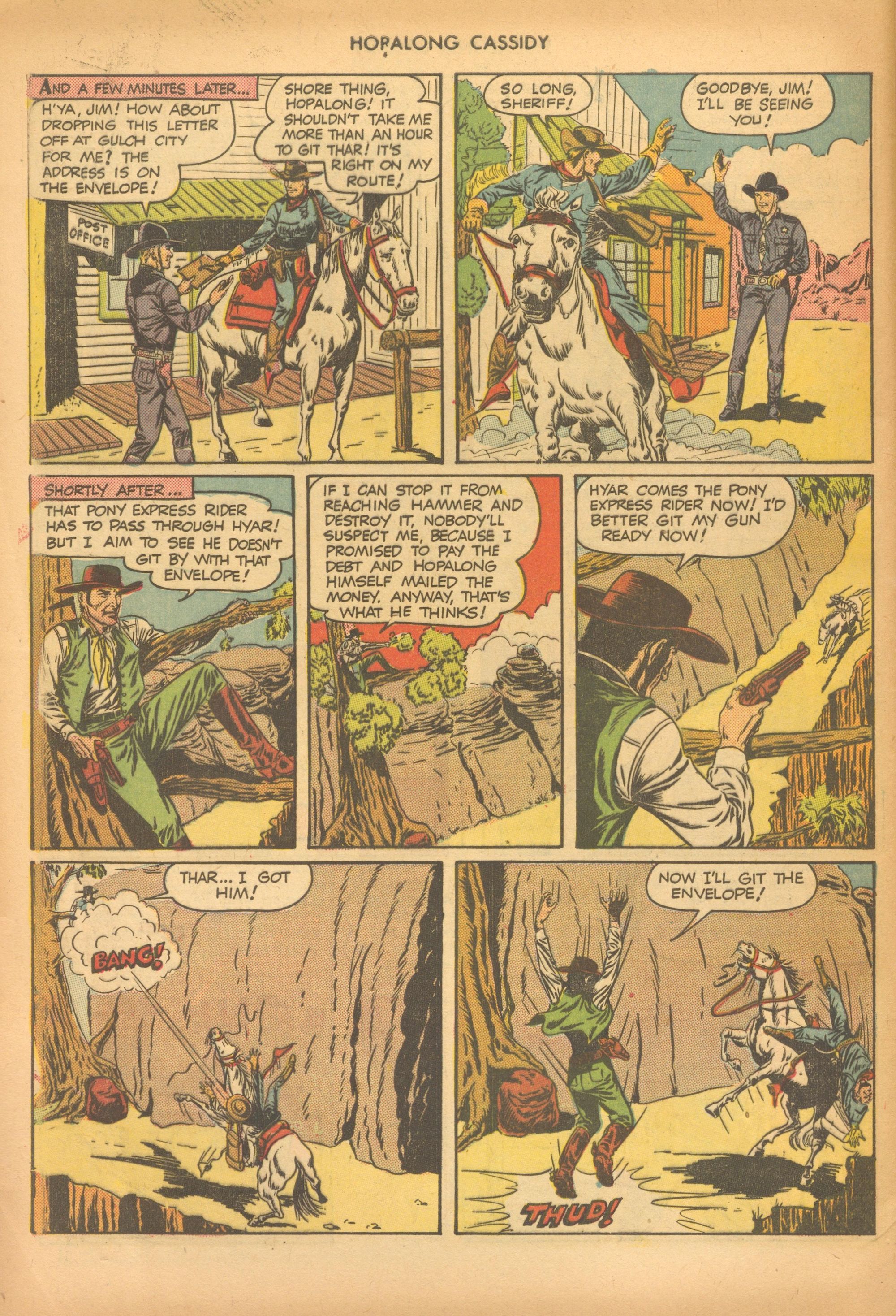 Read online Hopalong Cassidy comic -  Issue #43 - 44