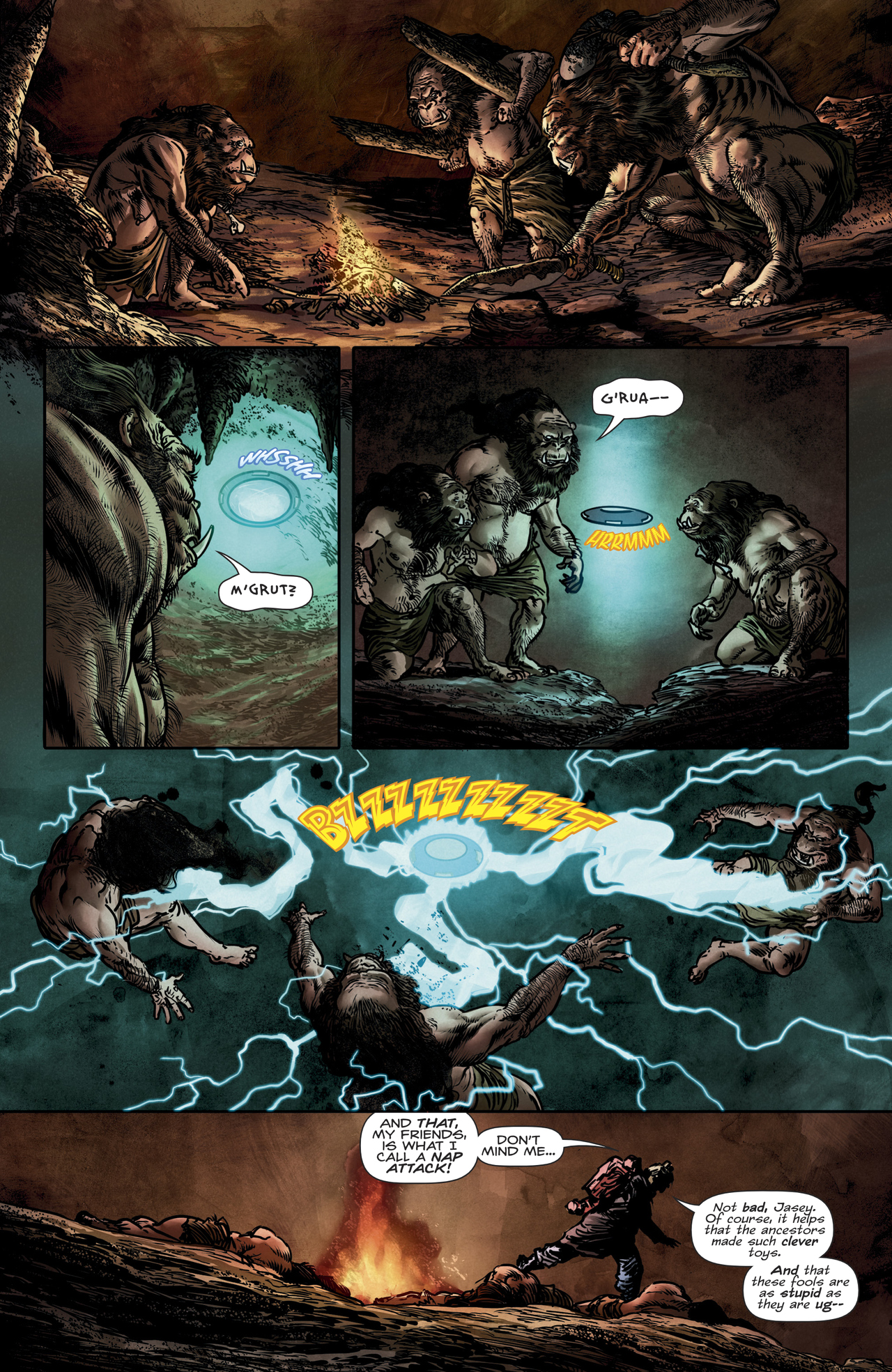 Read online Frank Frazetta's Dawn Attack comic -  Issue #3 - 12