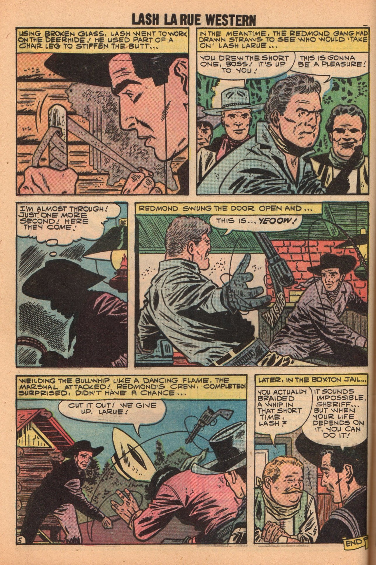 Read online Lash Larue Western (1949) comic -  Issue #72 - 8