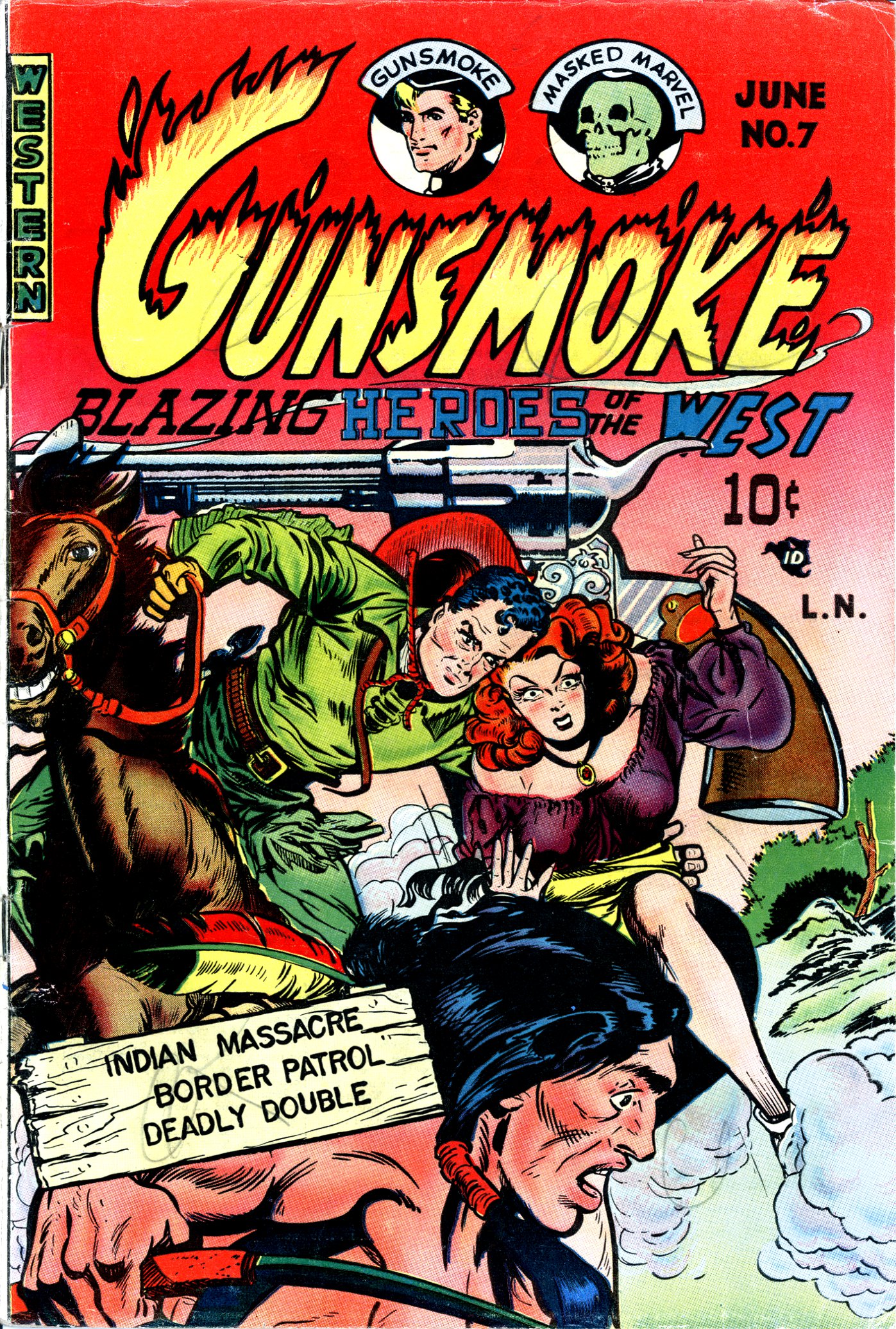 Read online Gunsmoke comic -  Issue #7 - 1