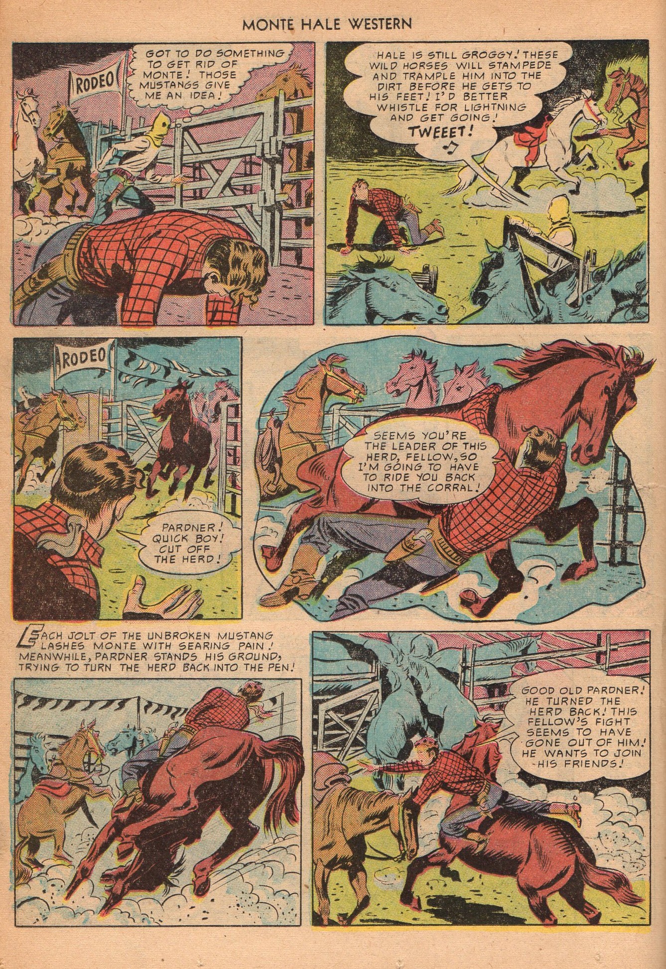 Read online Monte Hale Western comic -  Issue #51 - 24