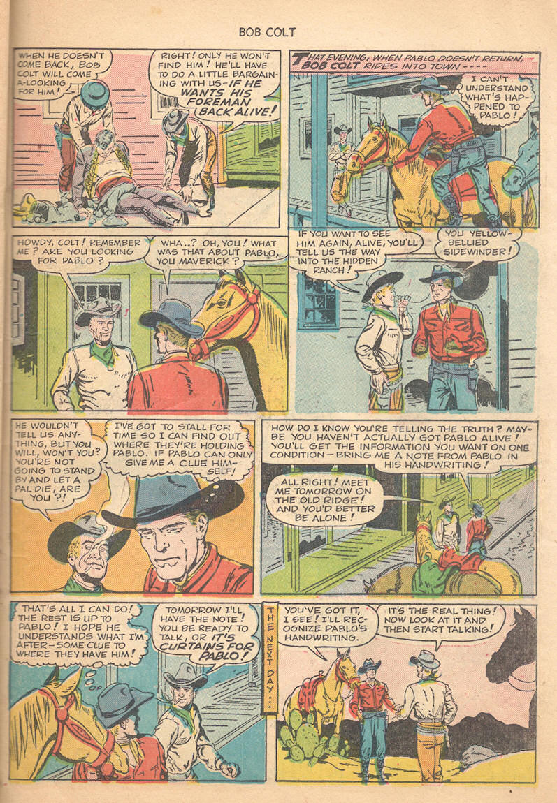 Read online Bob Colt Western comic -  Issue #1 - 23