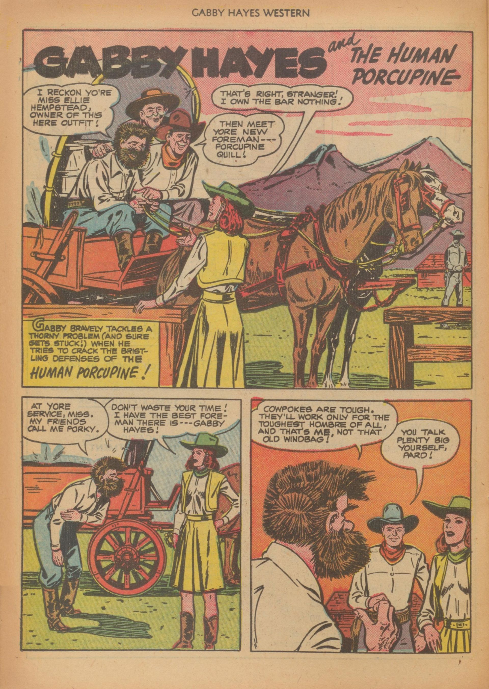 Read online Gabby Hayes Western comic -  Issue #29 - 30
