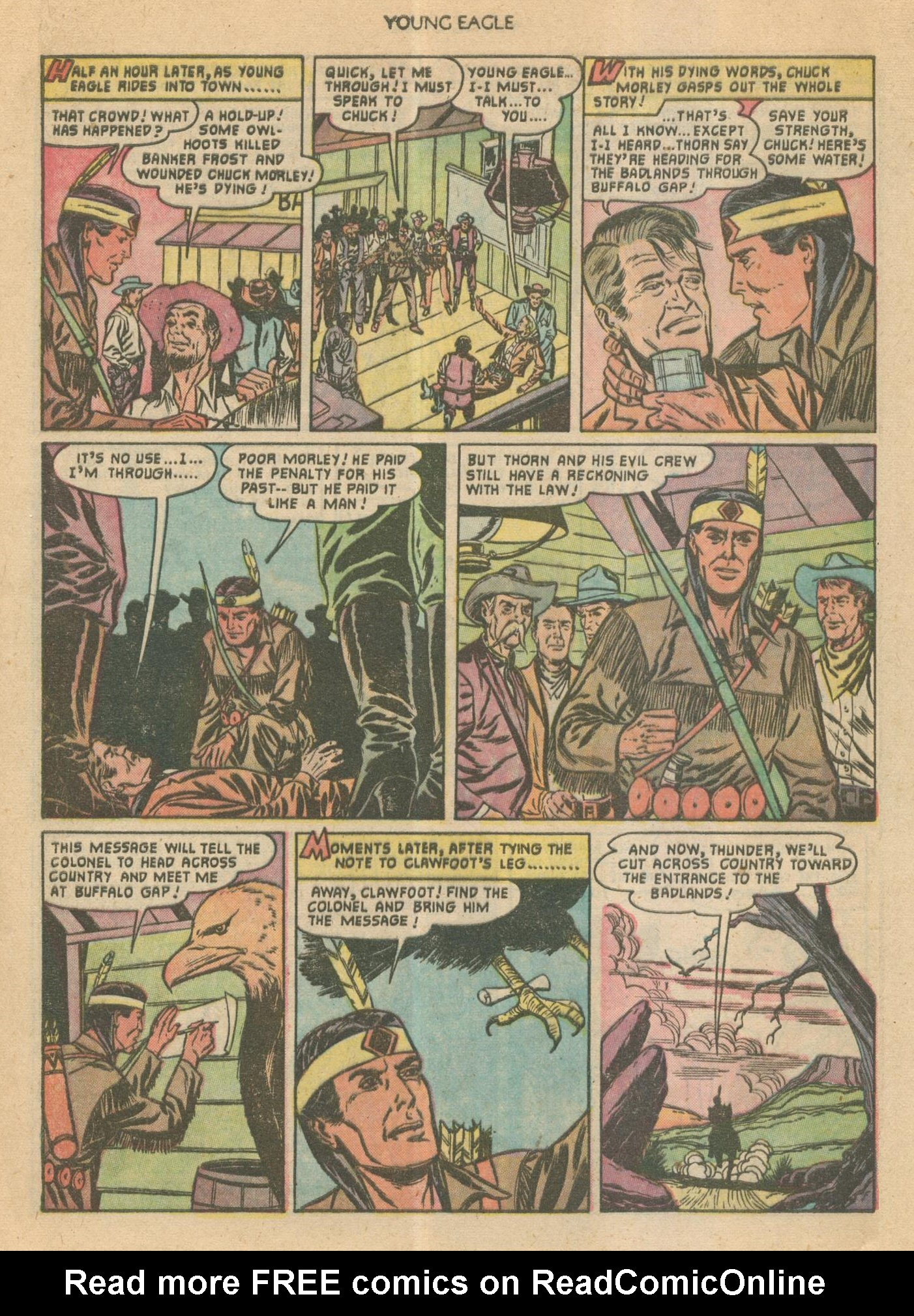 Read online Young Eagle comic -  Issue #9 - 13