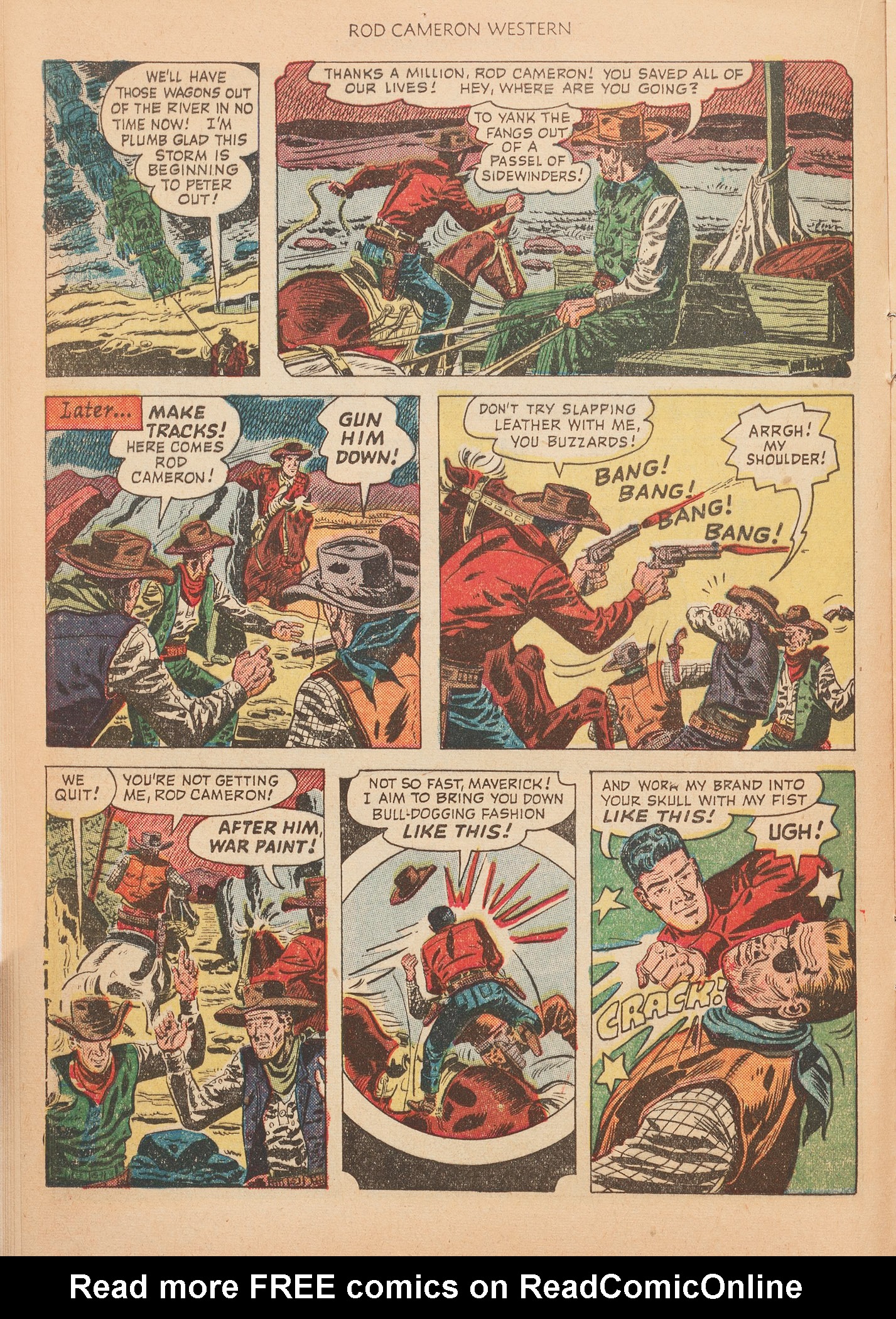 Read online Rod Cameron Western comic -  Issue #7 - 16