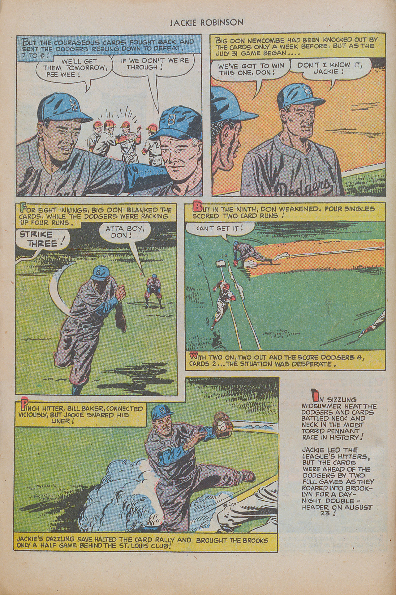 Read online Jackie Robinson comic -  Issue #5 - 6