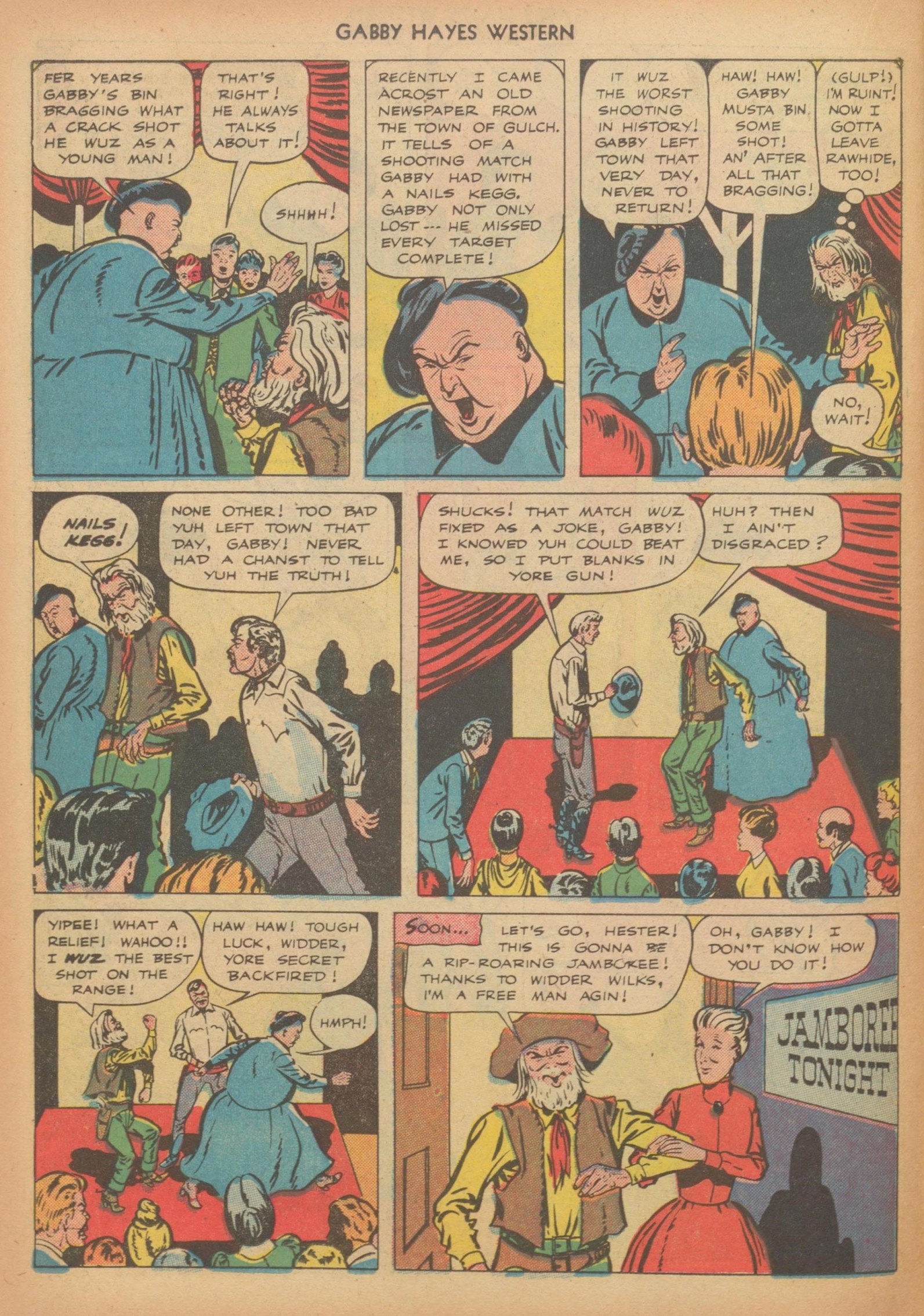 Read online Gabby Hayes Western comic -  Issue #6 - 22