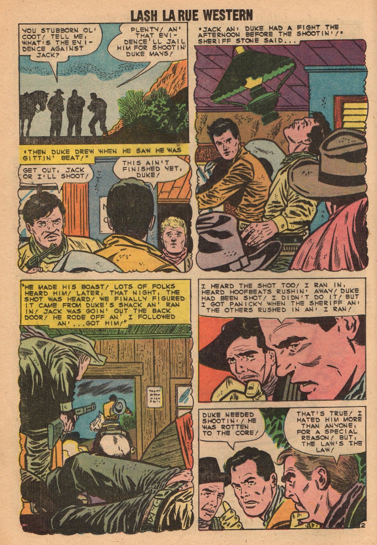 Read online Lash Larue Western (1949) comic -  Issue #76 - 16
