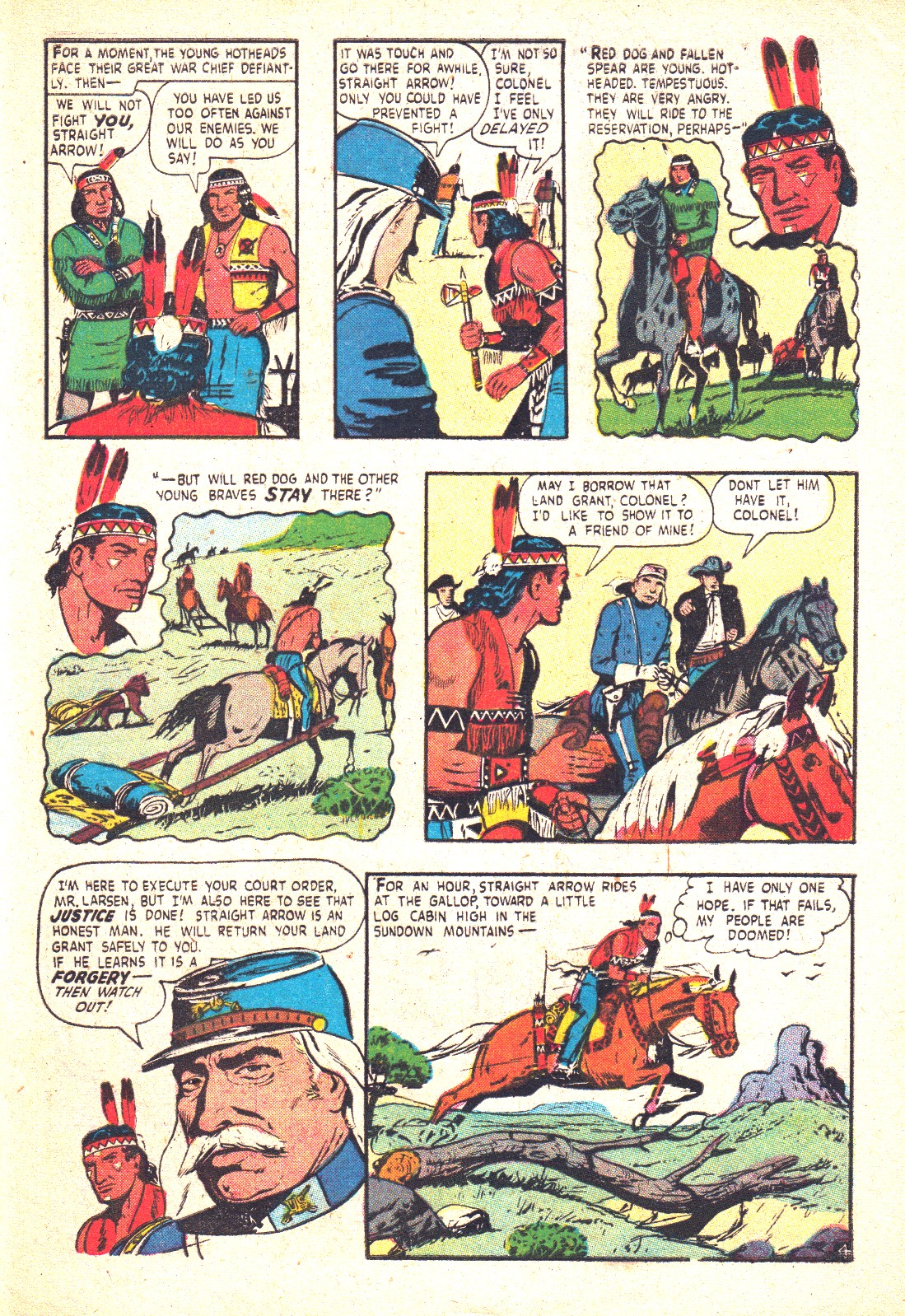 Read online Straight Arrow comic -  Issue #52 - 29