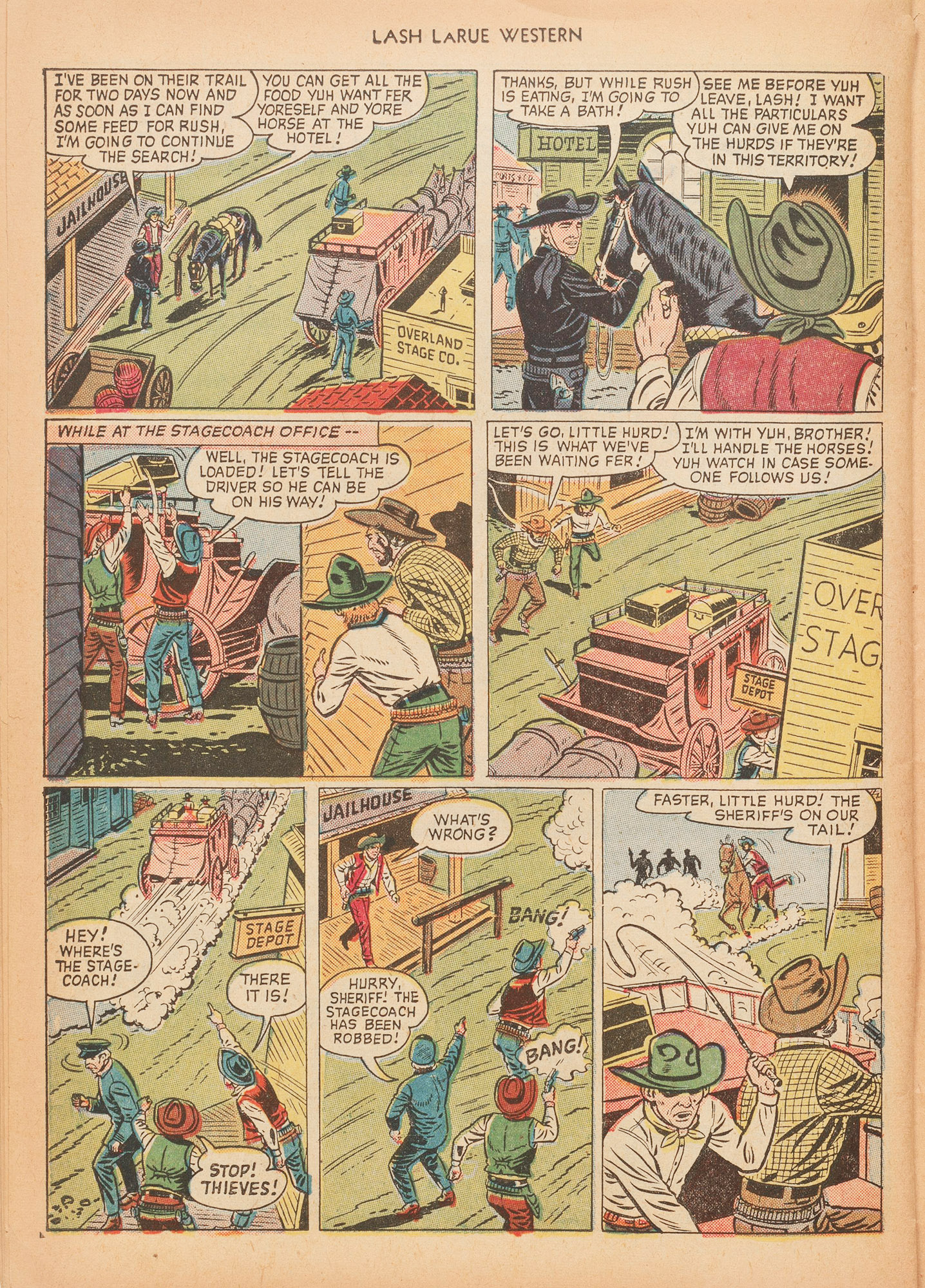 Read online Lash Larue Western (1949) comic -  Issue #15 - 38