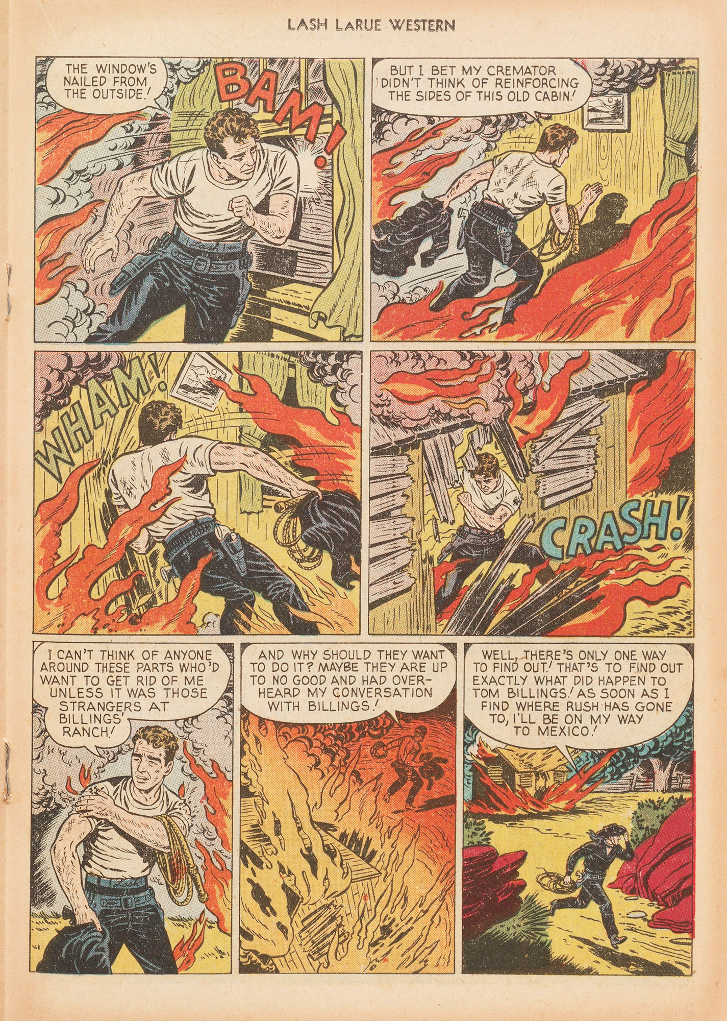 Read online Lash Larue Western (1949) comic -  Issue #16 - 19