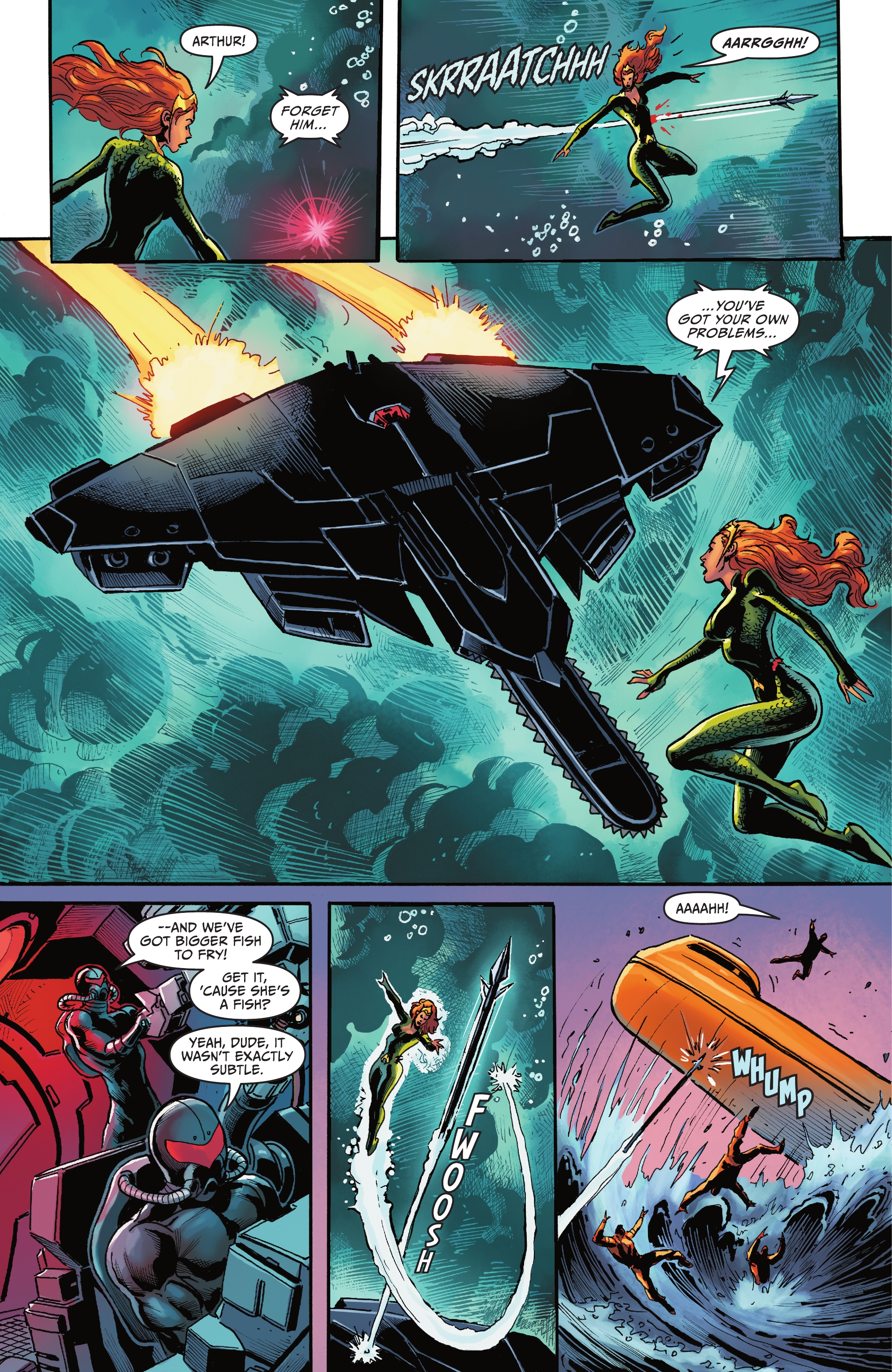 Read online Aquaman: Through Fire and Water comic -  Issue # Full - 13