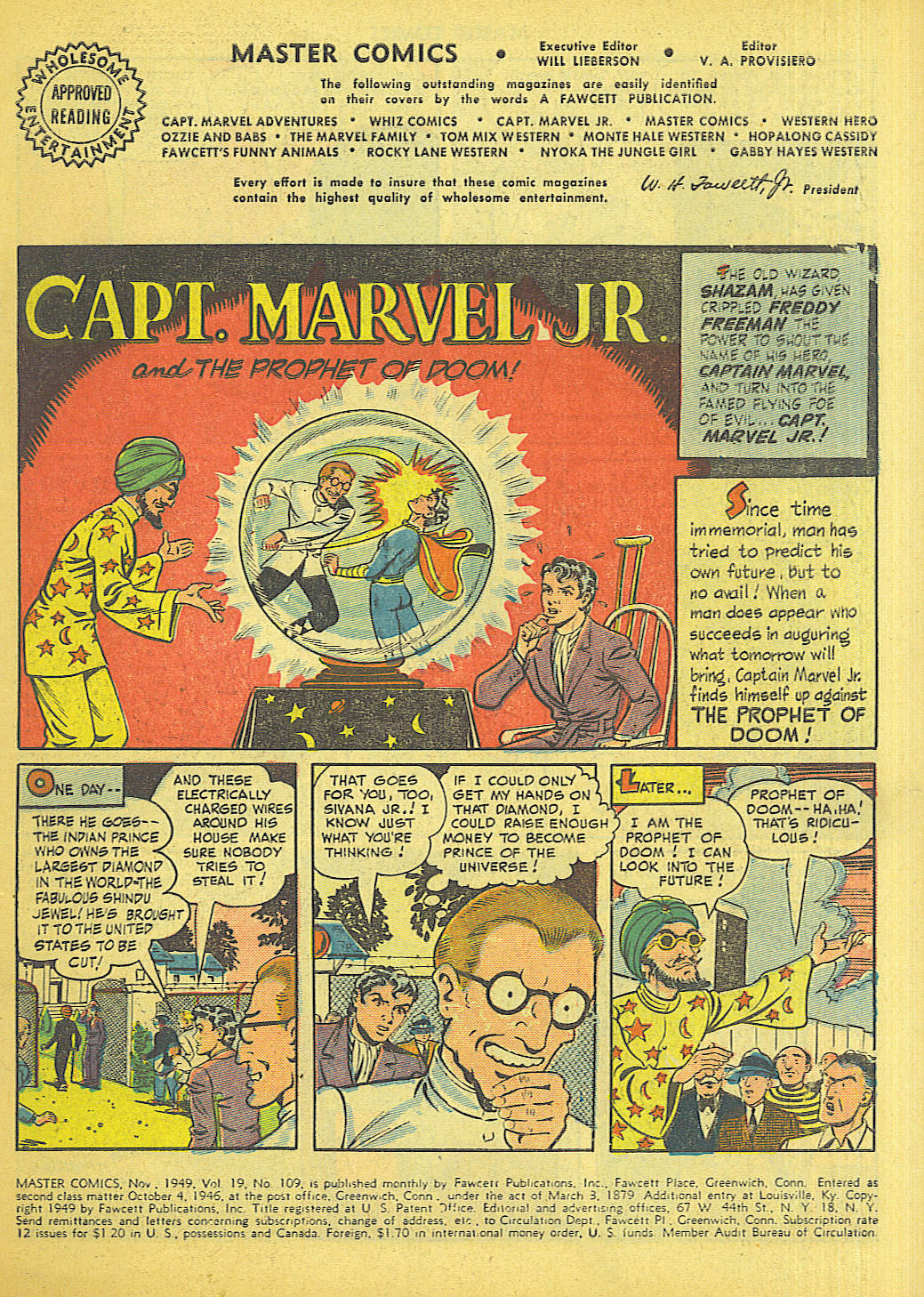 Read online Master Comics comic -  Issue #109 - 2