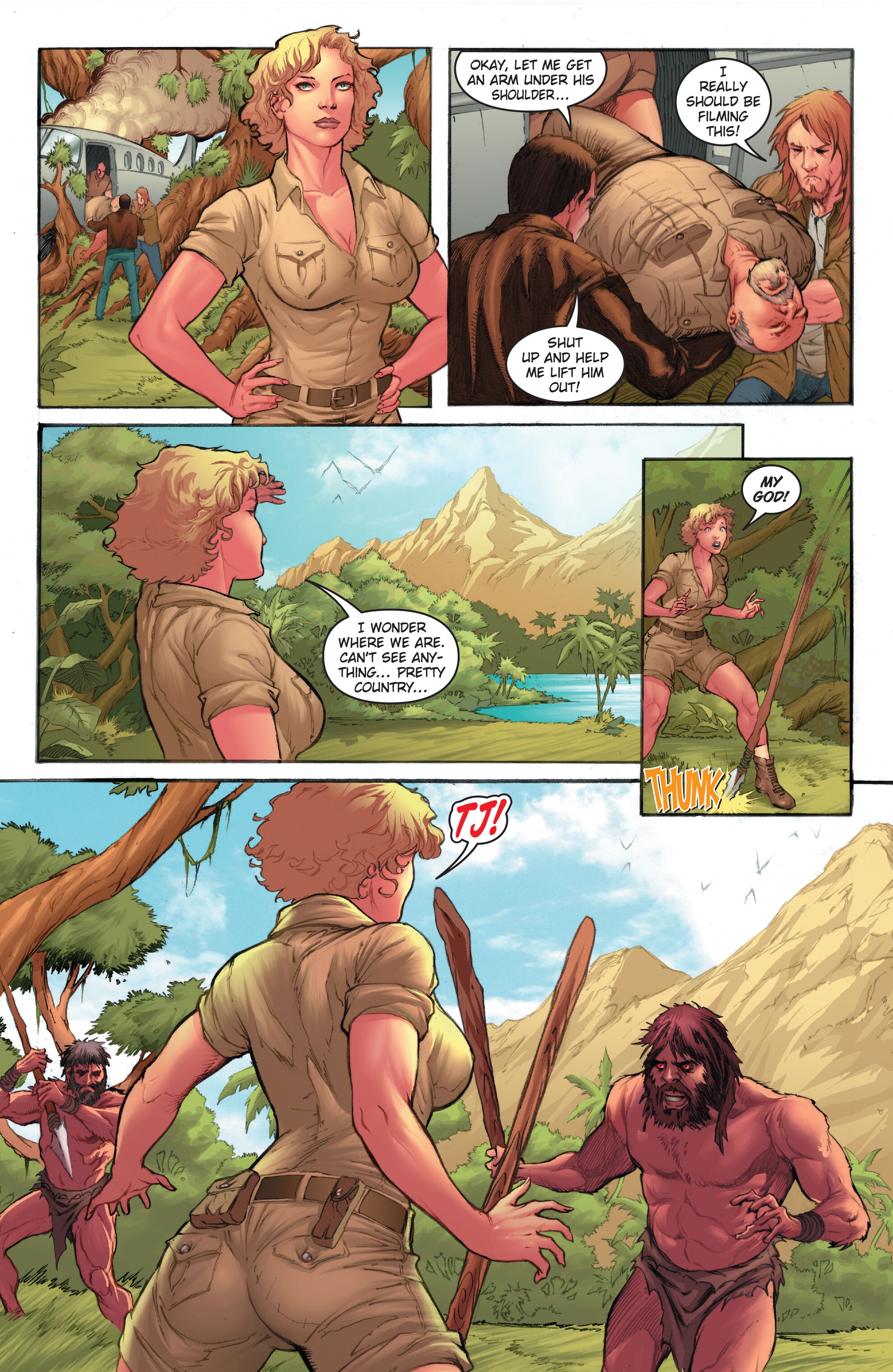 Read online Frank Cho's Jungle Girl: The Complete Omnibus comic -  Issue # TPB (Part 1) - 23