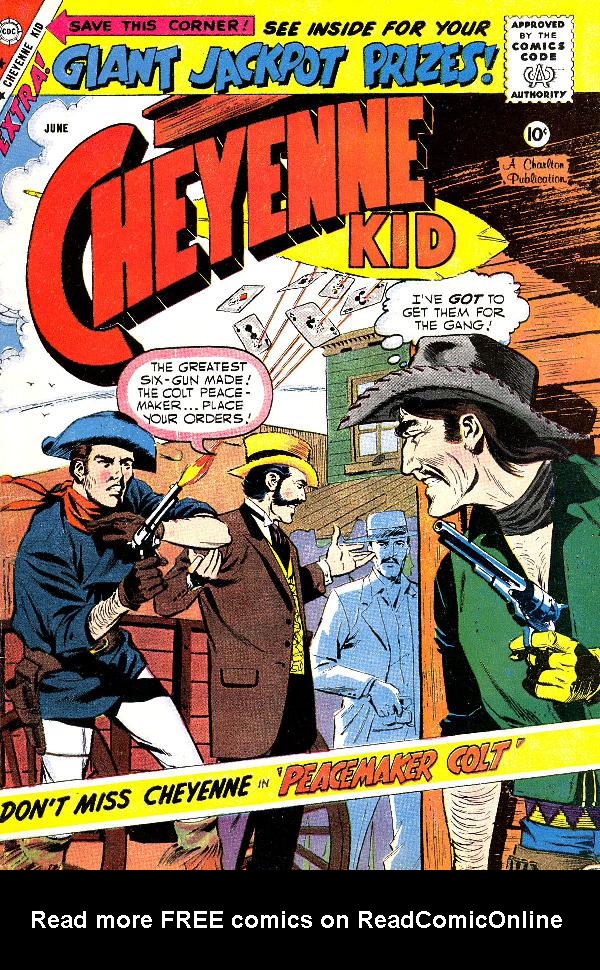 Read online Cheyenne Kid comic -  Issue #17 - 1