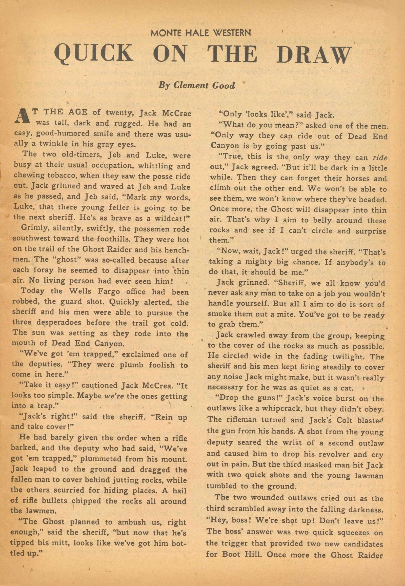 Read online Monte Hale Western comic -  Issue #74 - 11