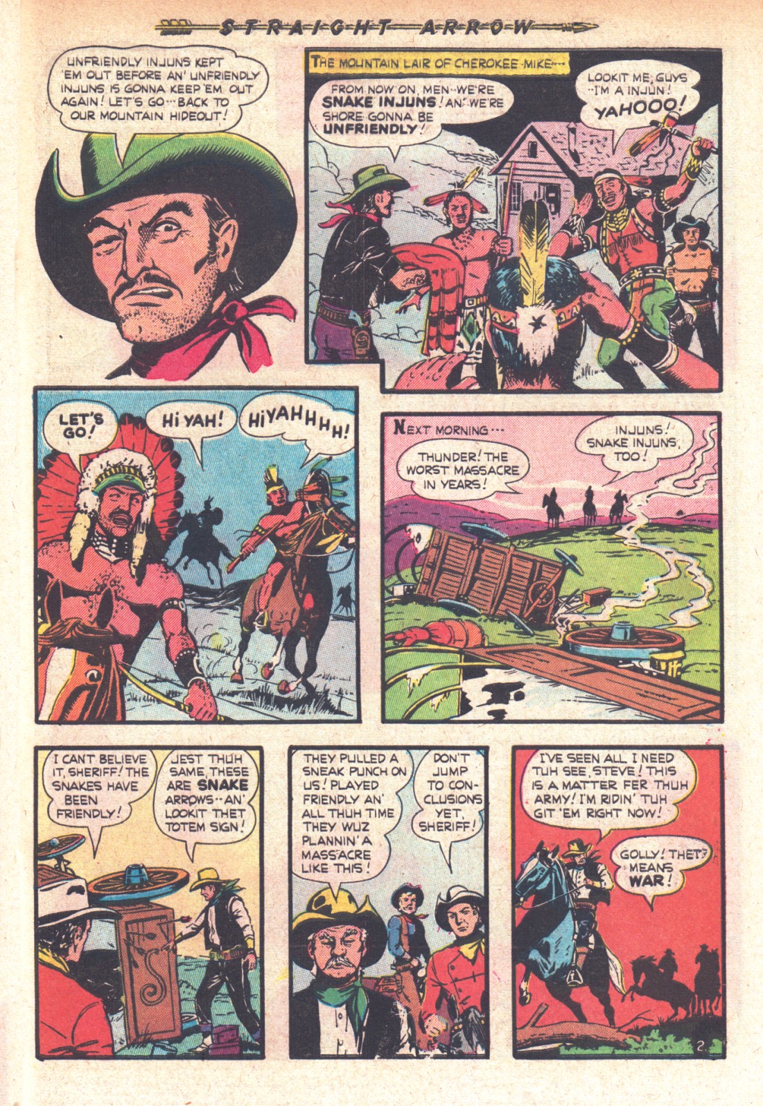 Read online Straight Arrow comic -  Issue #20 - 27