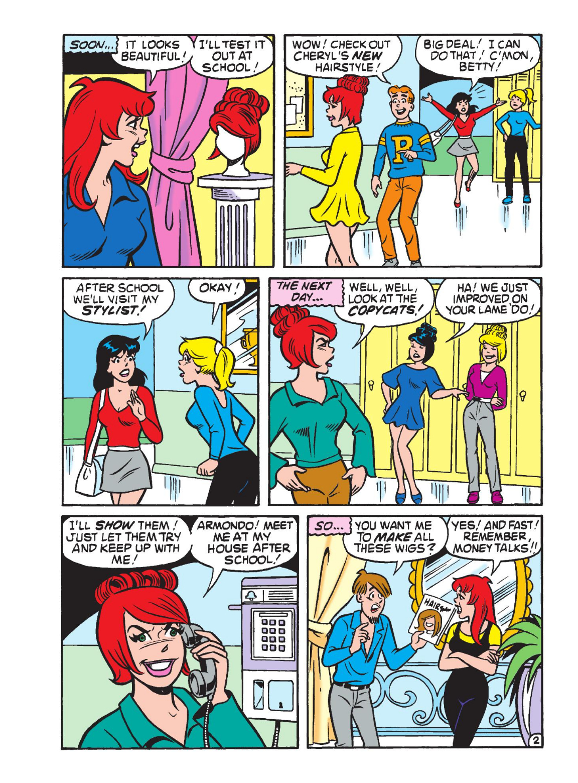Read online World of Betty & Veronica Digest comic -  Issue #18 - 158