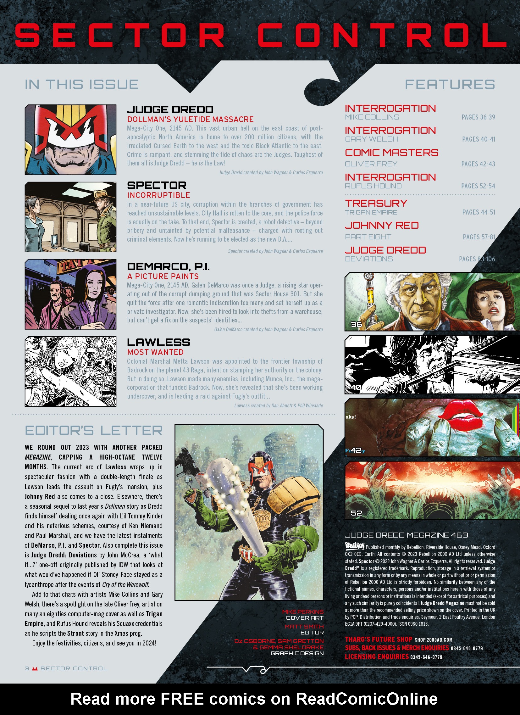 Read online Judge Dredd Megazine (Vol. 5) comic -  Issue #463 - 3