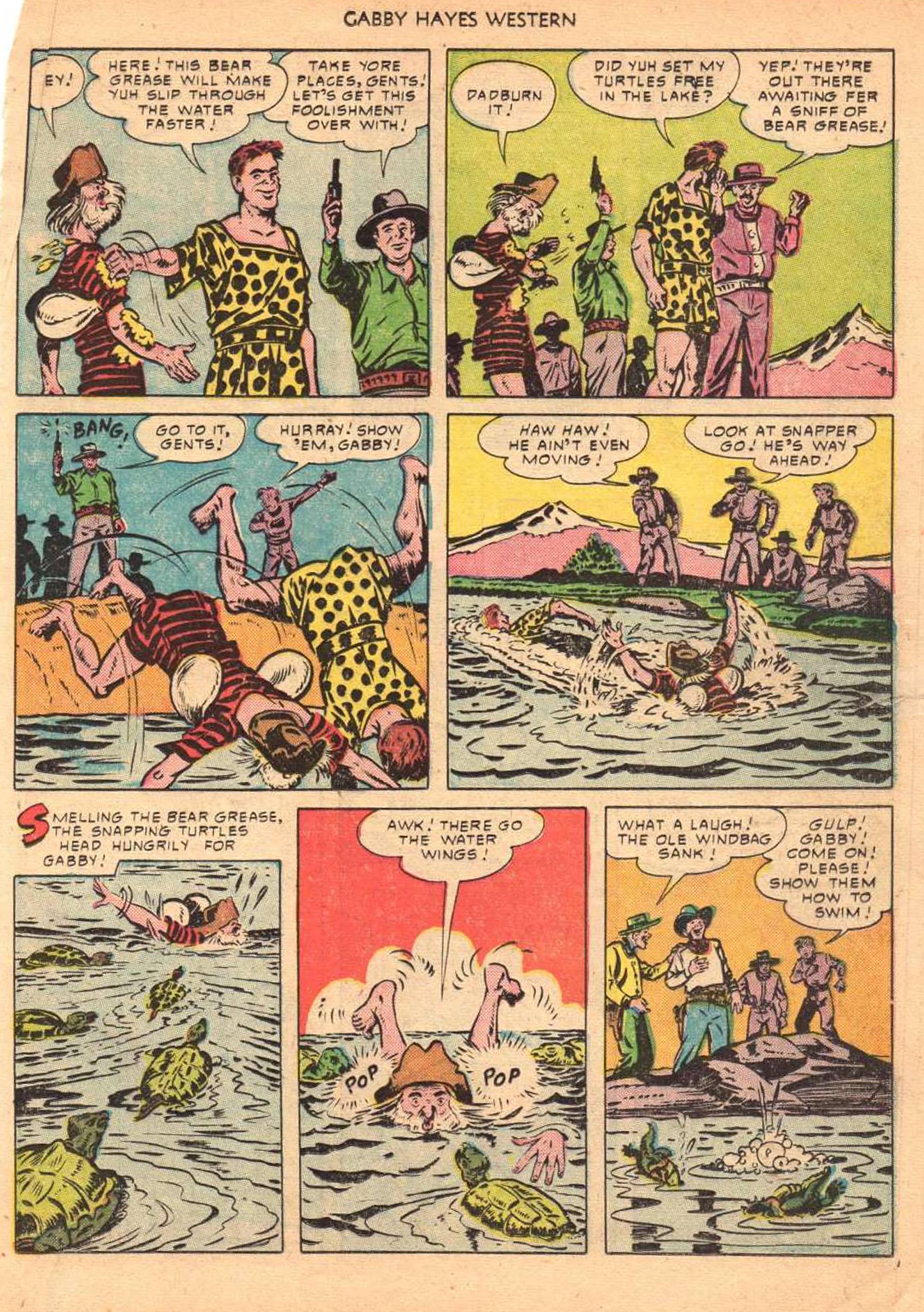 Read online Gabby Hayes Western comic -  Issue #24 - 25