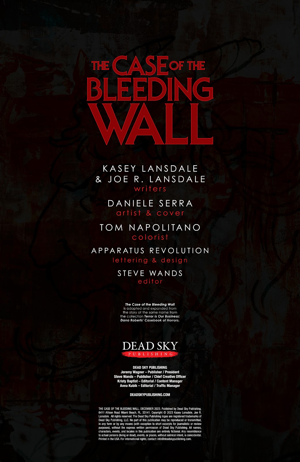 The Case of the Bleeding Wall issue 4 - Page 2