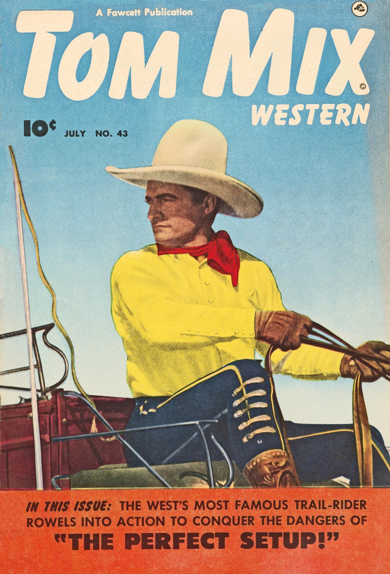 Read online Tom Mix Western (1948) comic -  Issue #43 - 1