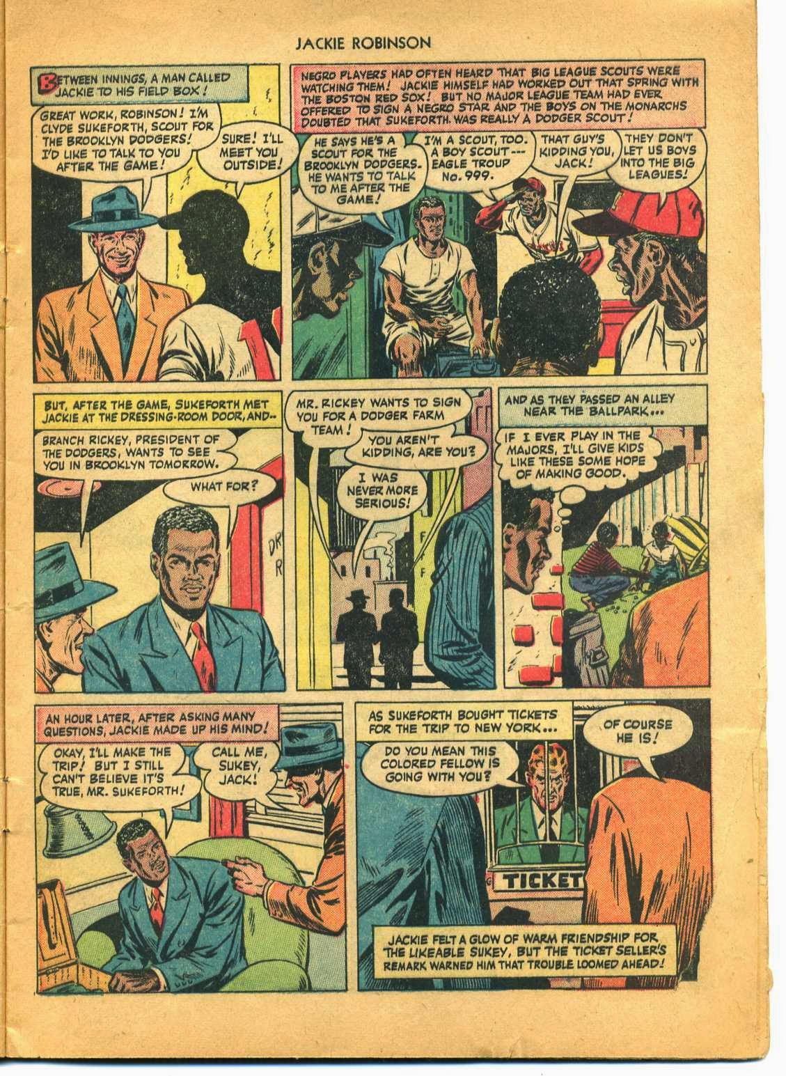 Read online Jackie Robinson comic -  Issue #1 - 10