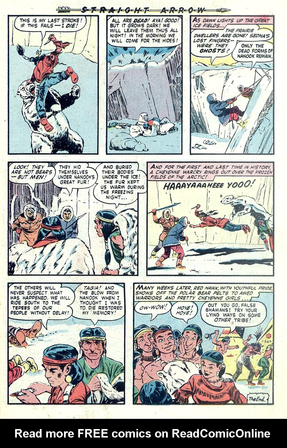 Read online Straight Arrow comic -  Issue #13 - 25