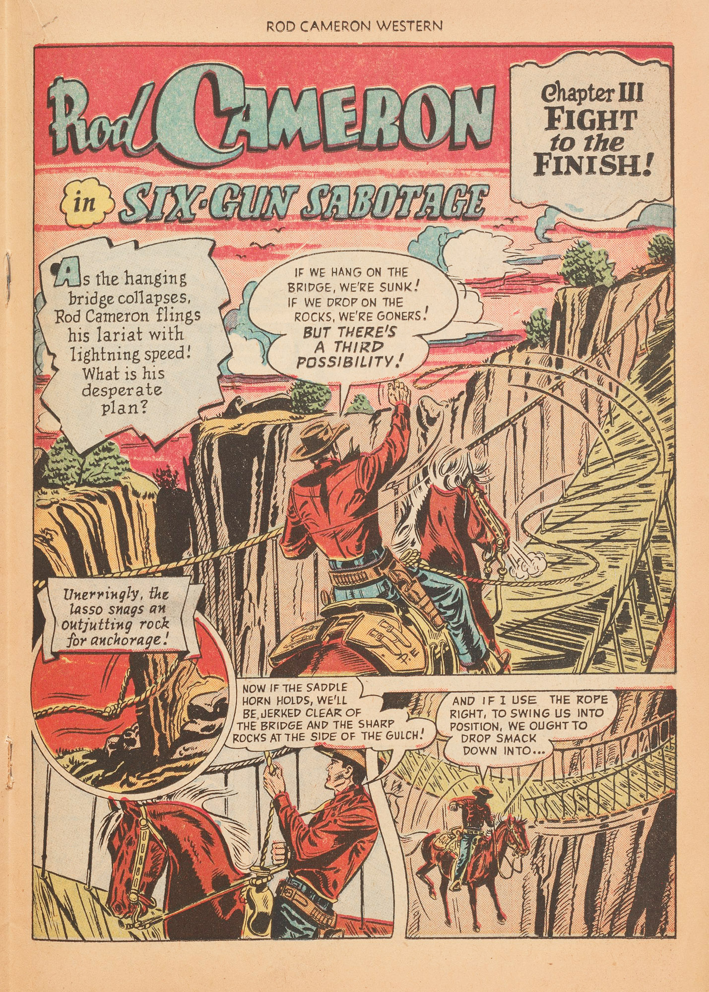 Read online Rod Cameron Western comic -  Issue #5 - 19