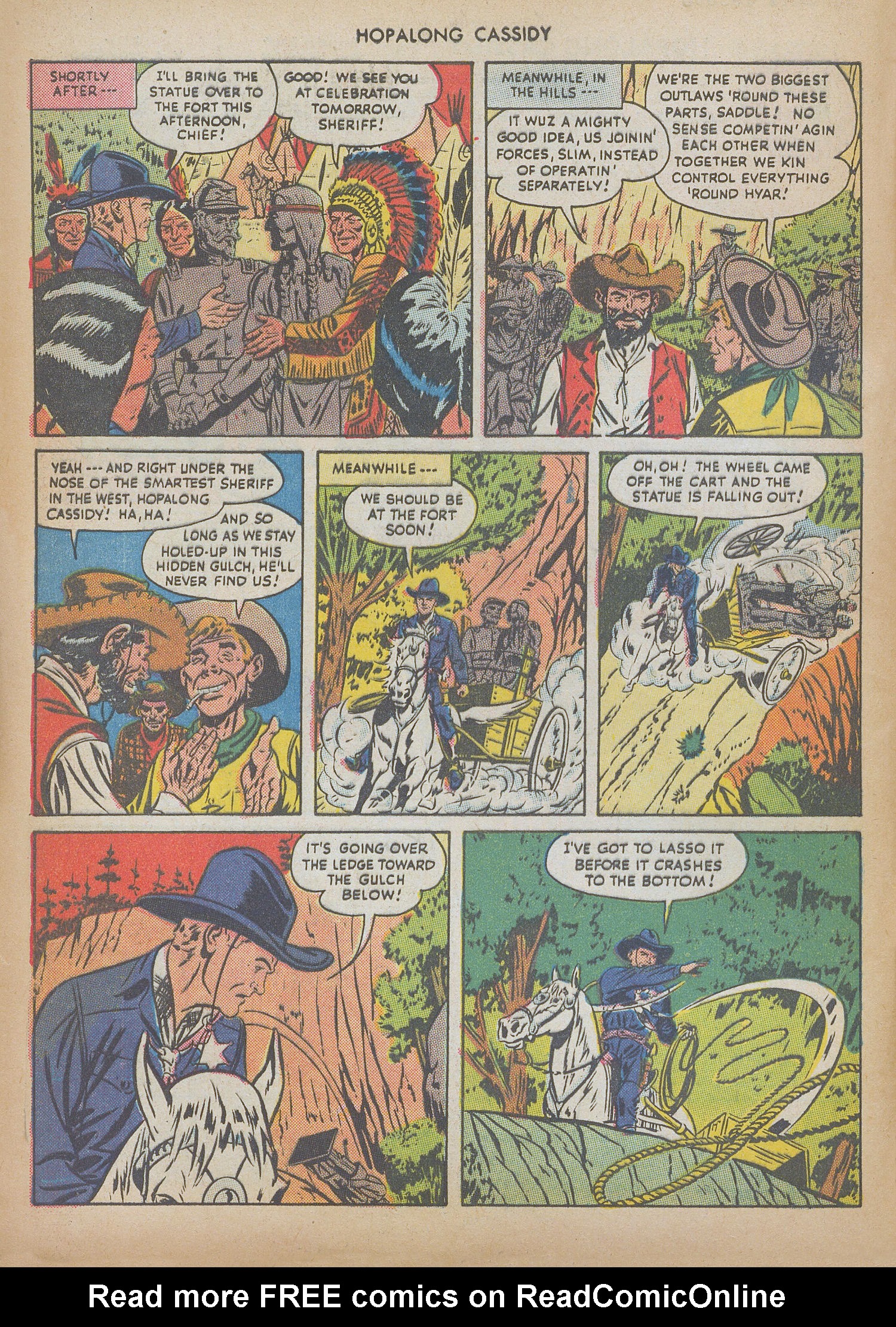 Read online Hopalong Cassidy comic -  Issue #34 - 4